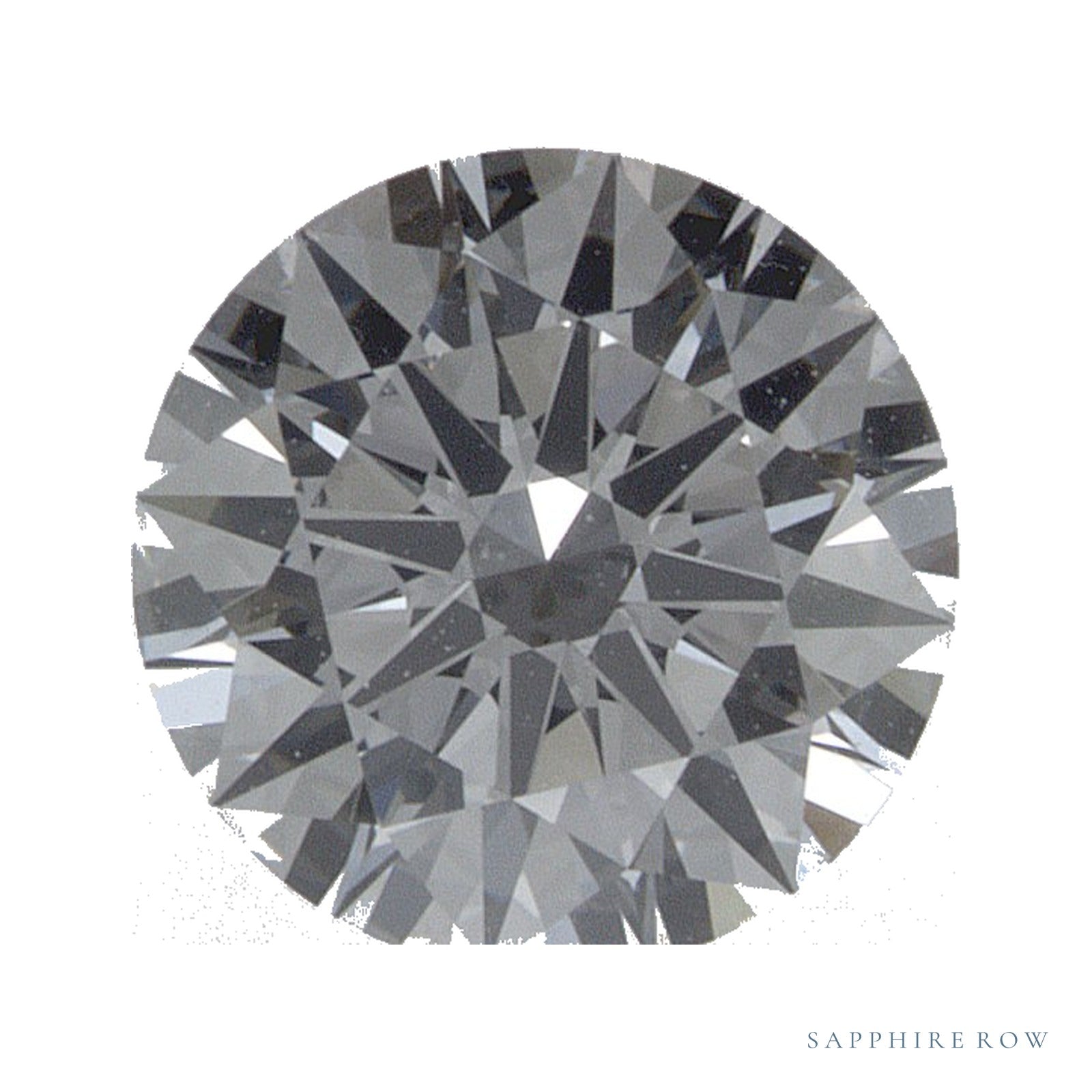 0.84 ct lab-grown diamond, round cut | Sapphire Row · cut4