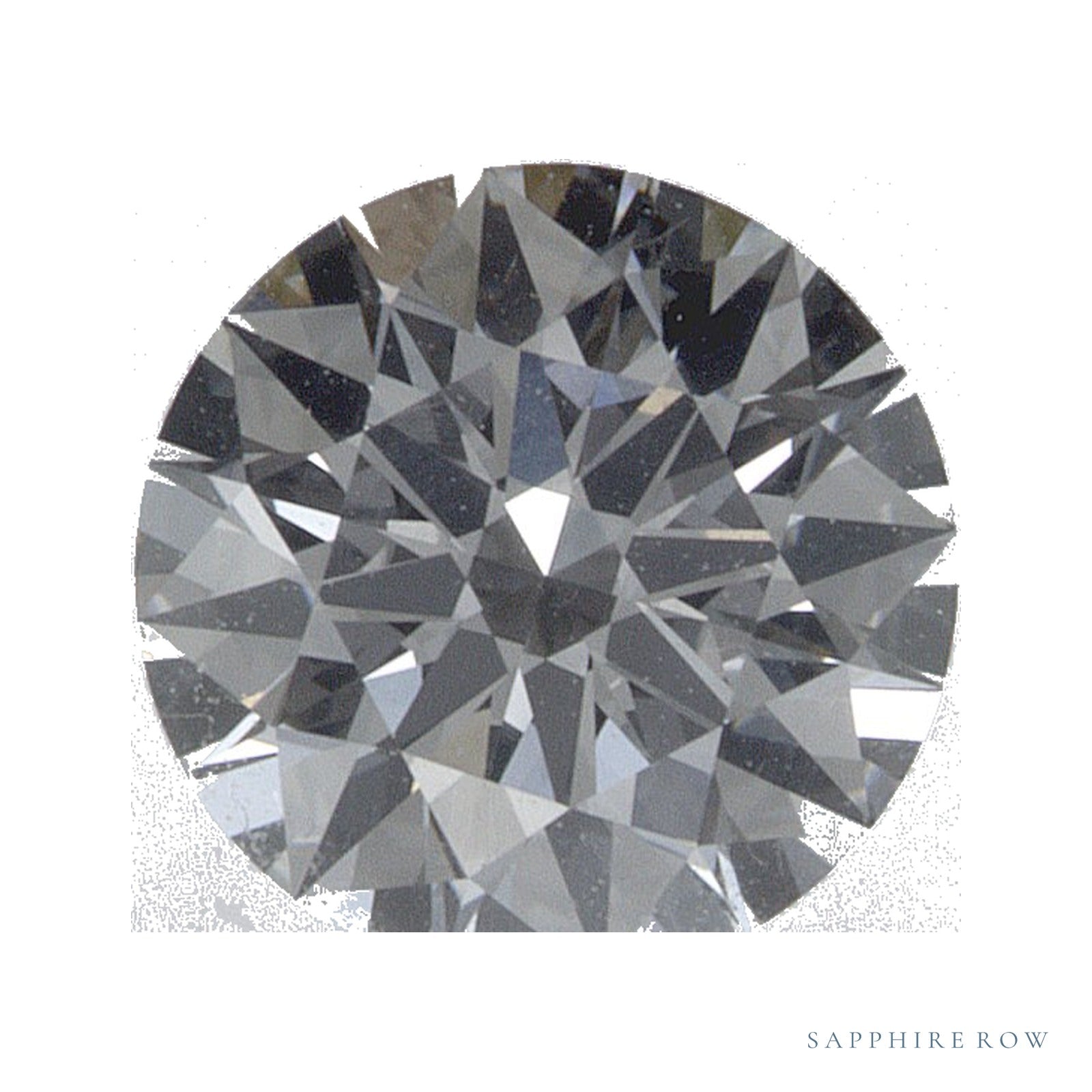 0.84 ct lab-grown diamond, round cut | Sapphire Row · cut4