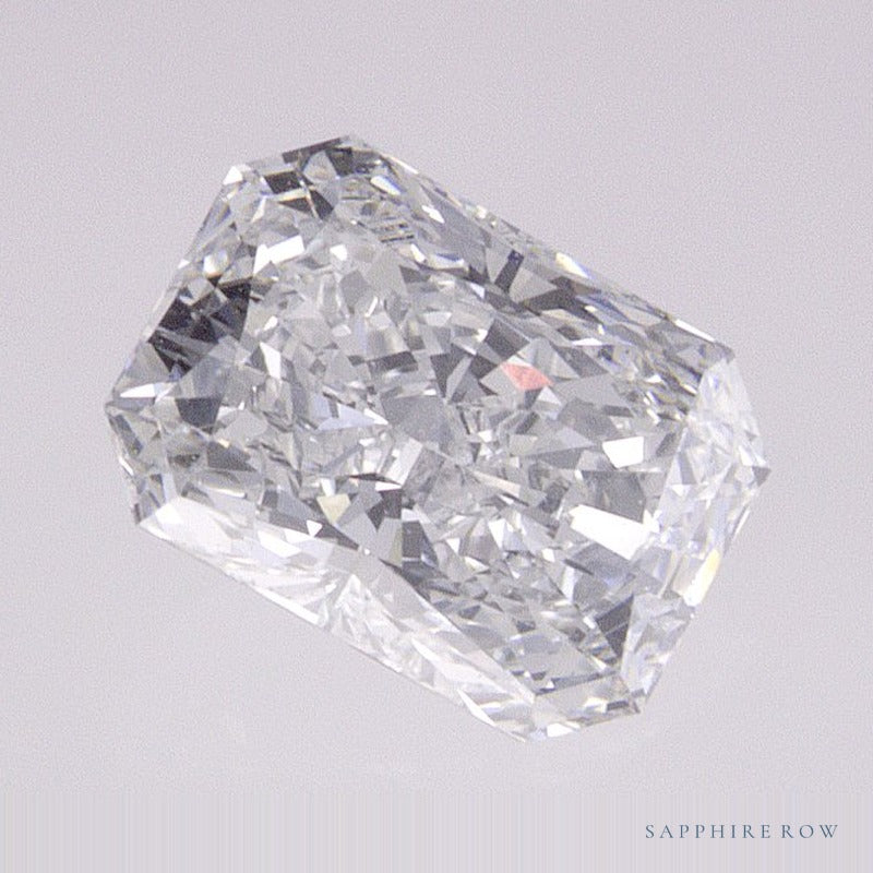 0.84 ct lab-grown diamond, radiant cut | Sapphire Row · cut7