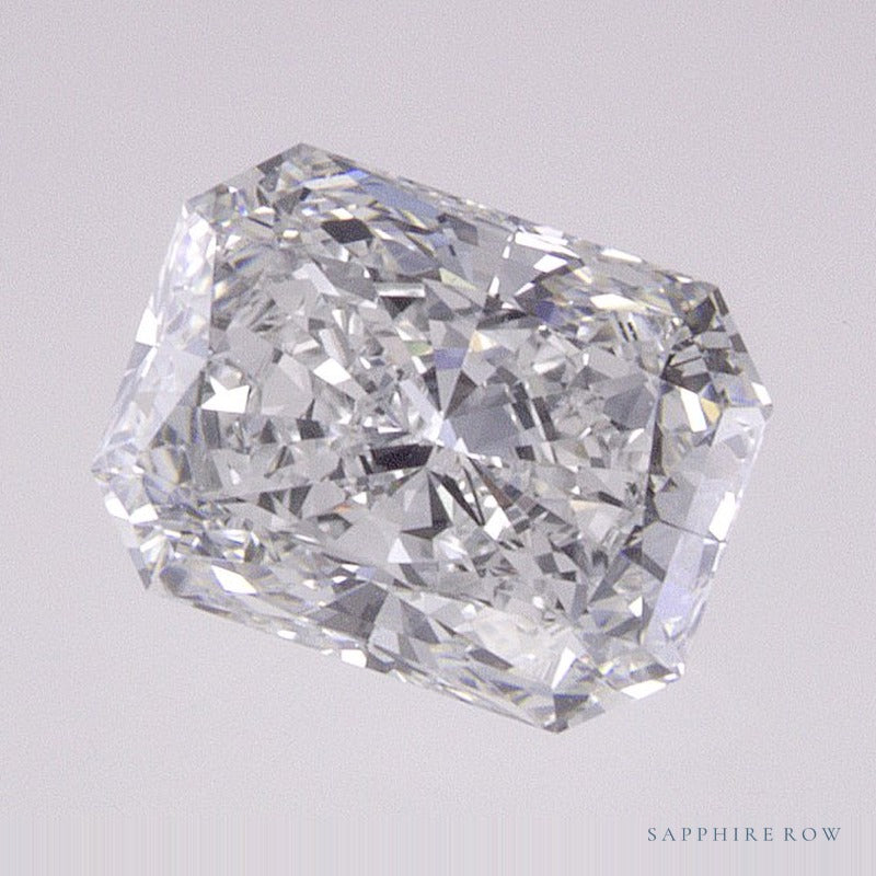 0.84 ct lab-grown diamond, radiant cut | Sapphire Row · cut7