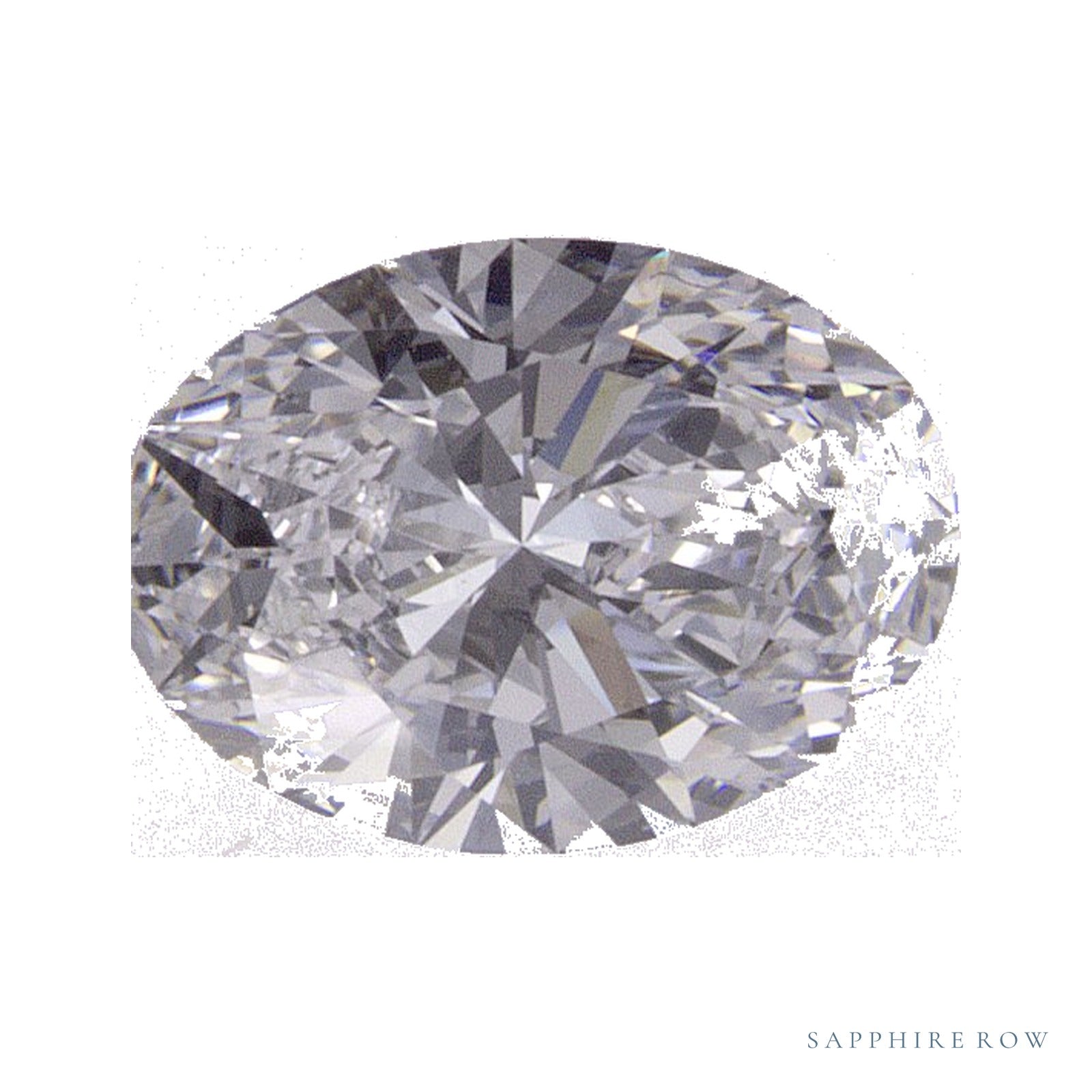 0.84 ct lab-grown diamond, oval cut | Sapphire Row · cut4