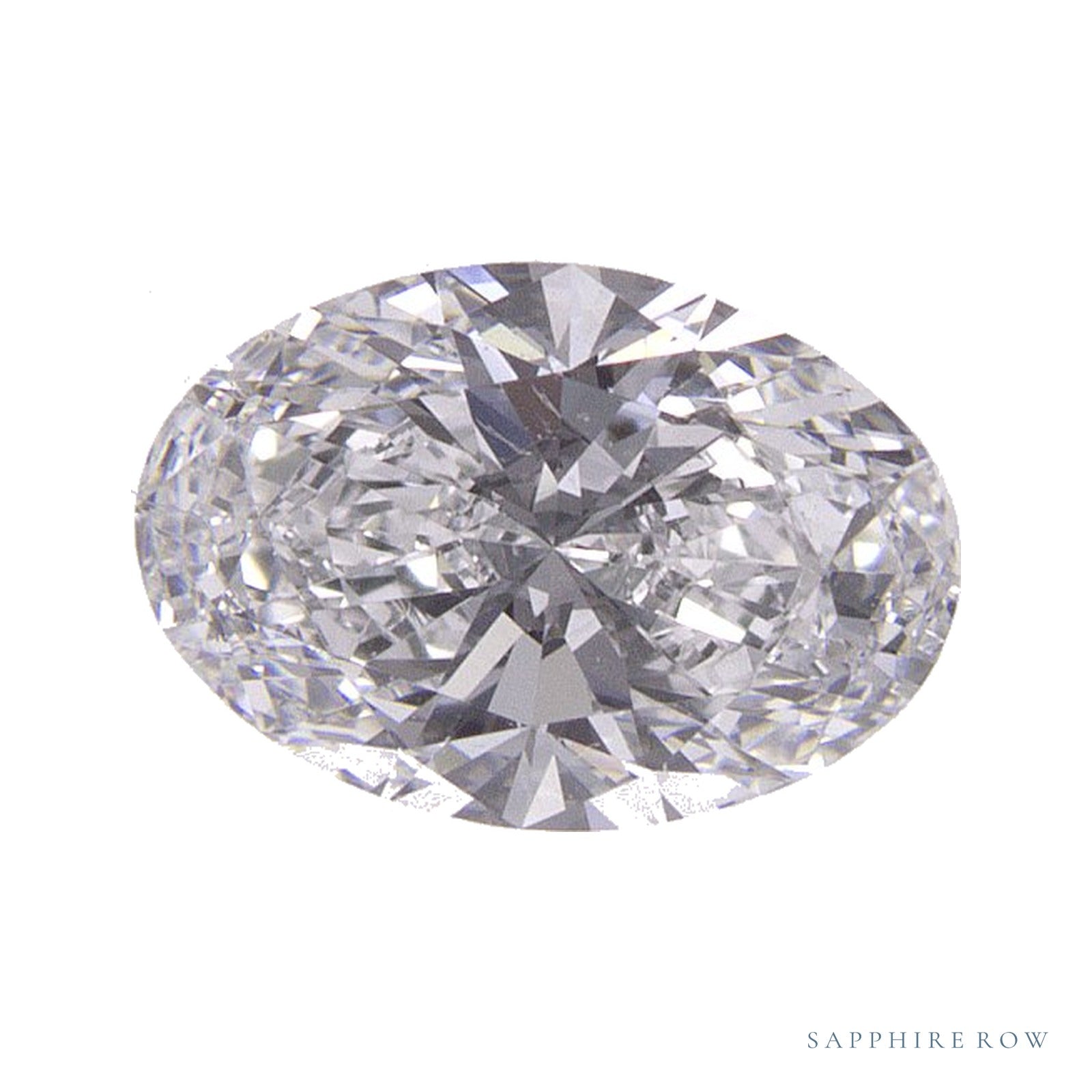 0.83 ct lab-grown diamond, oval cut | Sapphire Row · cut4