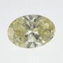 0.82 ct lab-grown fancy vivid yellow diamond, oval cut | Sapphire Row · cut7