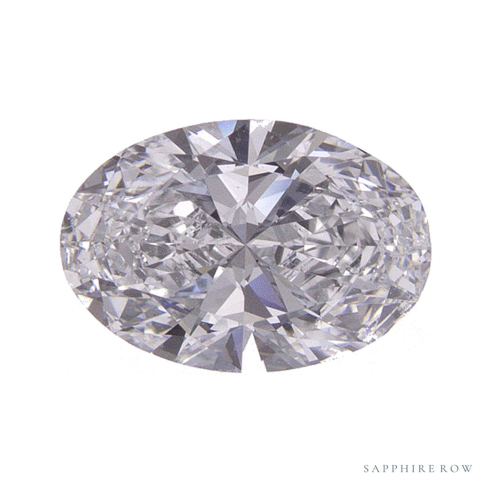 0.82 ct lab-grown diamond, oval cut | Sapphire Row · cut4