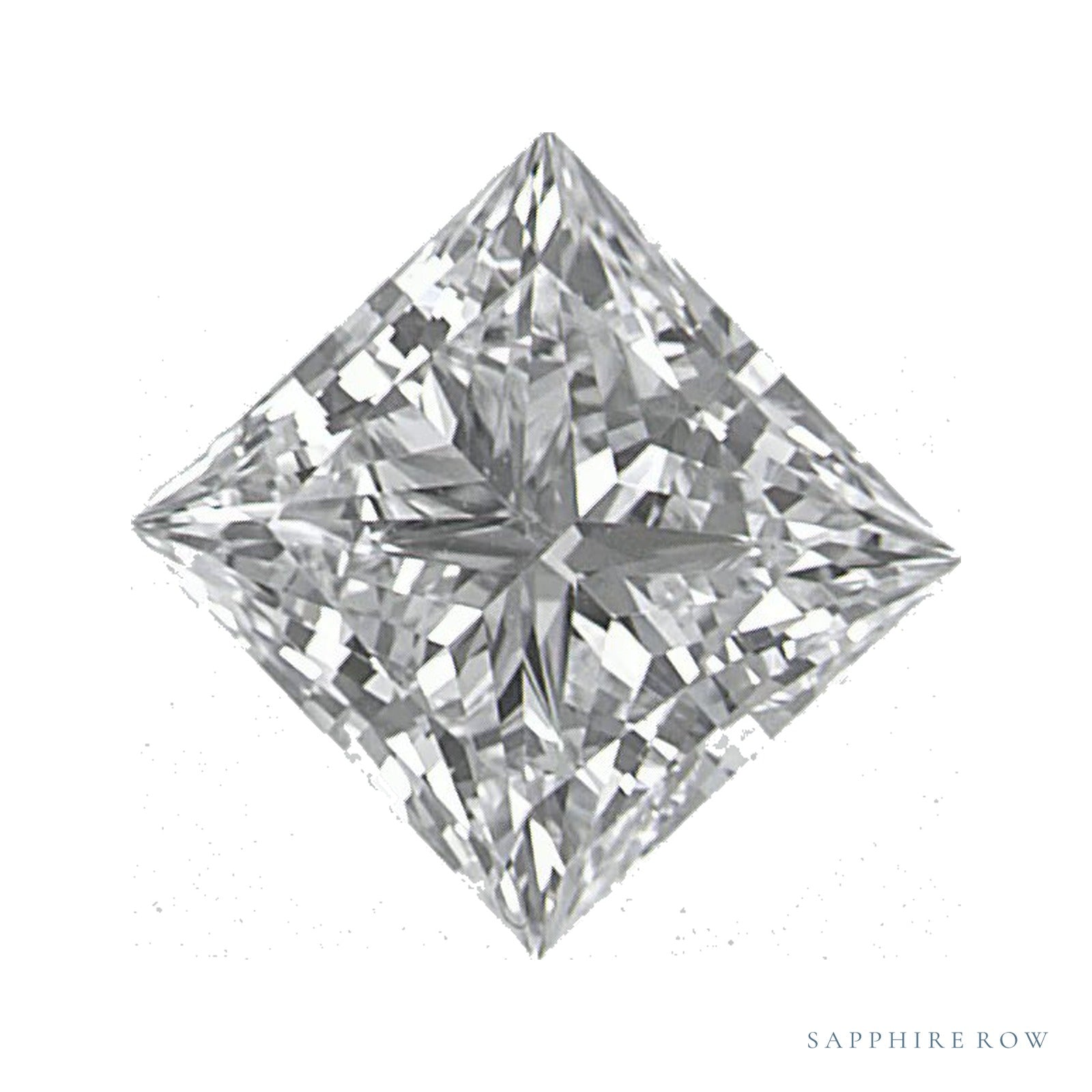 0.82 ct lab-grown diamond, square cut | Sapphire Row · cut4