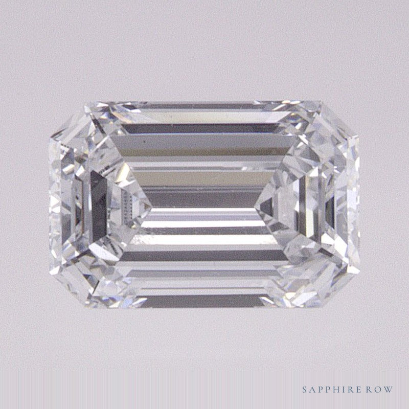 0.82 ct lab-grown diamond, emerald cut | Sapphire Row · cut7