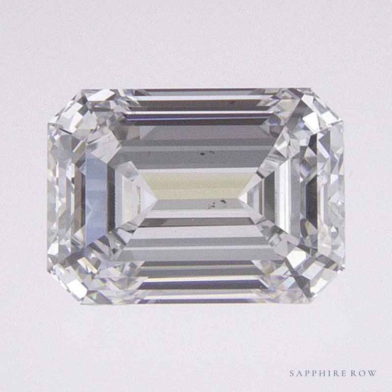 0.81 ct lab-grown diamond, emerald cut | Sapphire Row · cut7