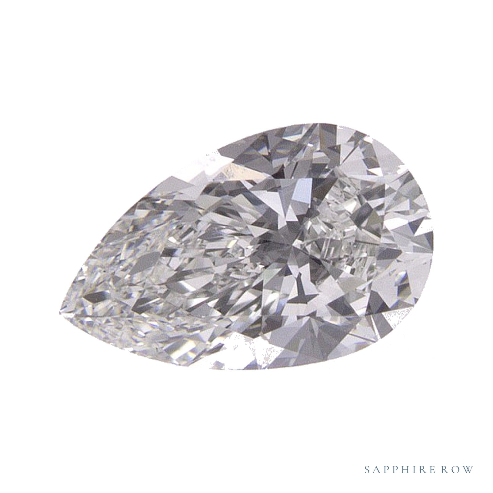 0.80 ct natural diamond, pear cut | Sapphire Row · cut4