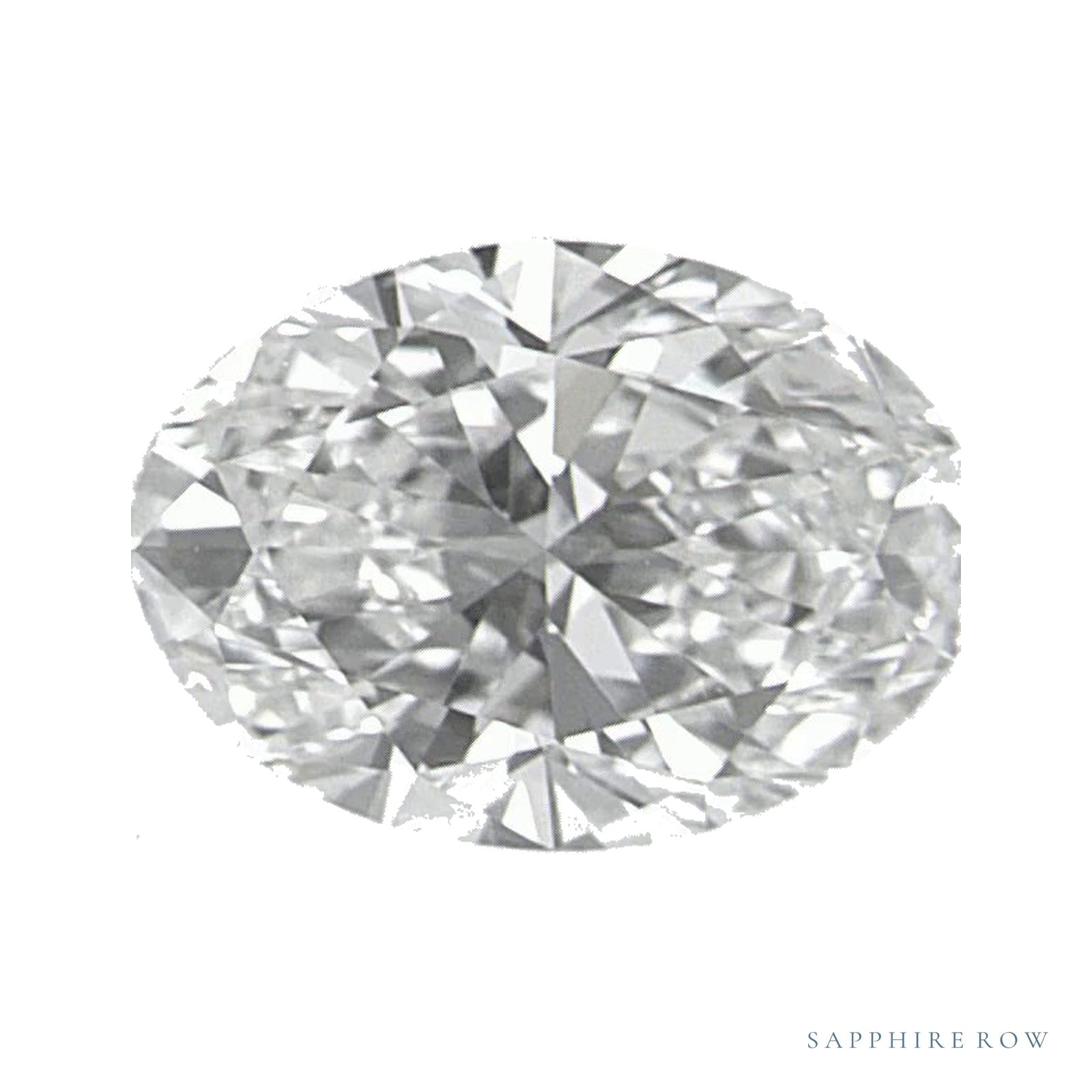 0.80 ct natural diamond, oval cut | Sapphire Row · cut4