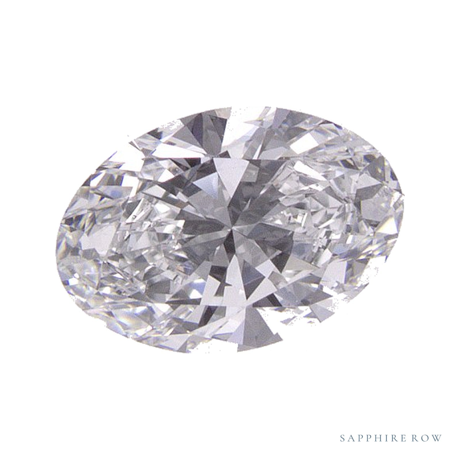 0.80 ct natural diamond, oval cut | Sapphire Row · cut4