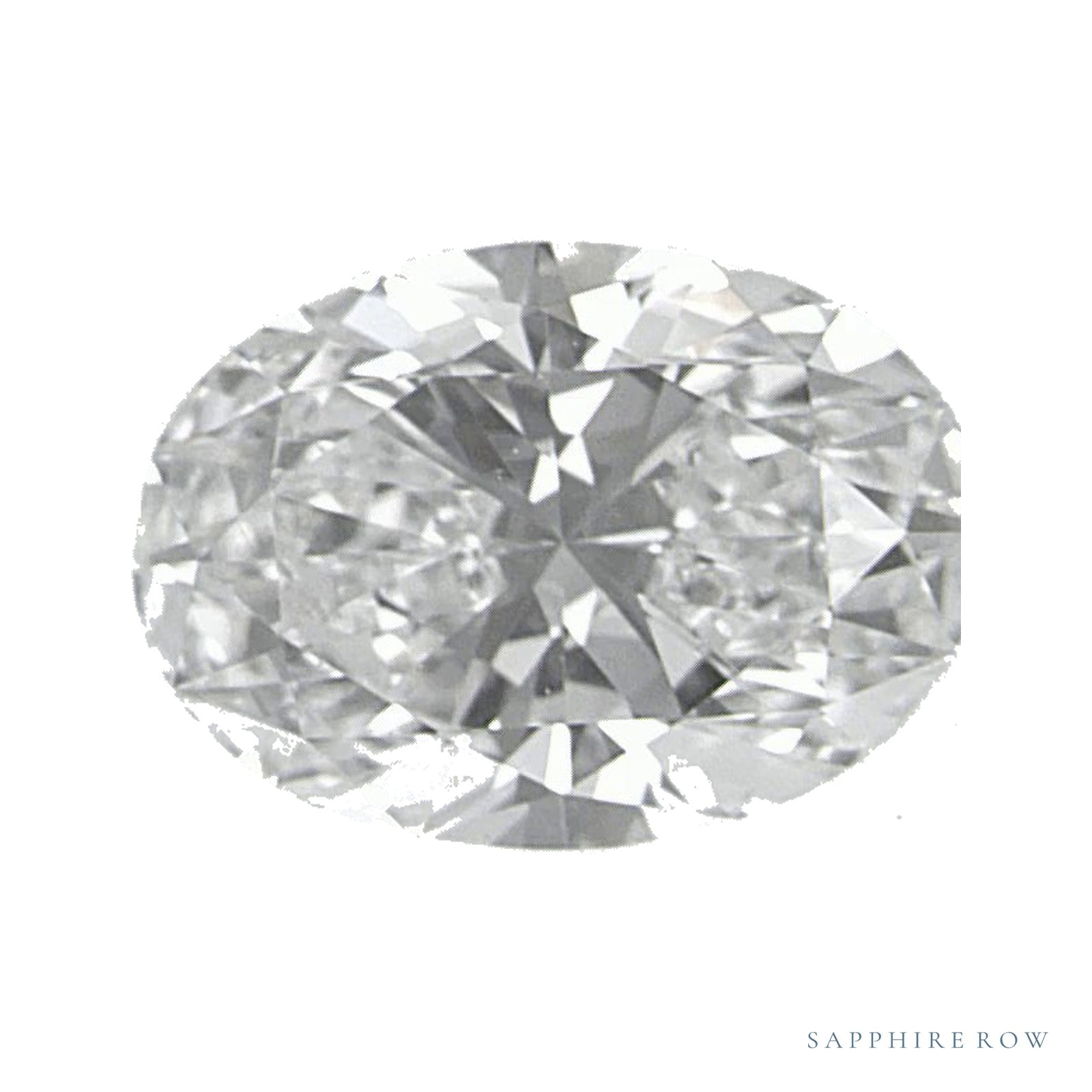 0.80 ct natural diamond, oval cut | Sapphire Row · cut4