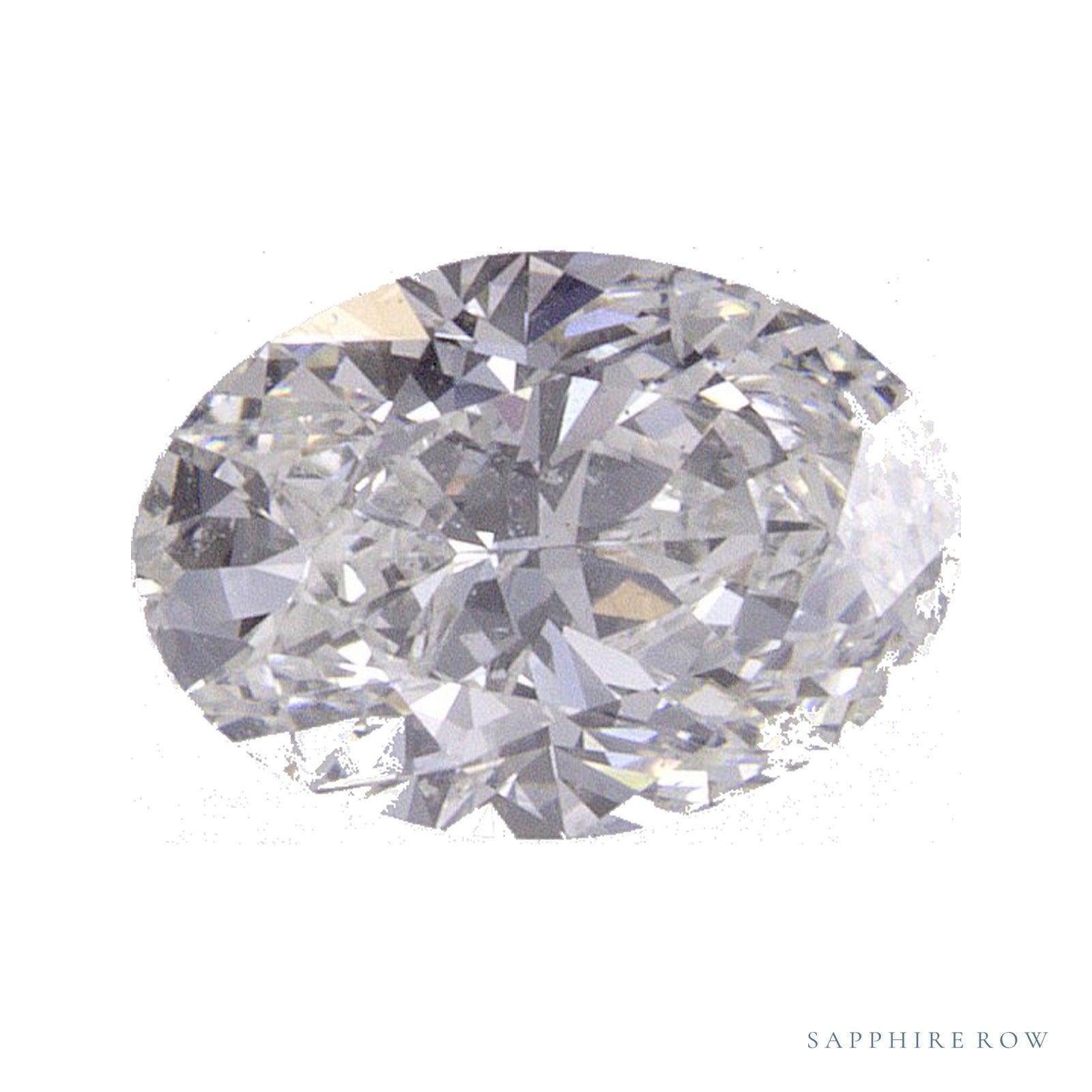 0.80 ct natural diamond, oval cut | Sapphire Row · cut4