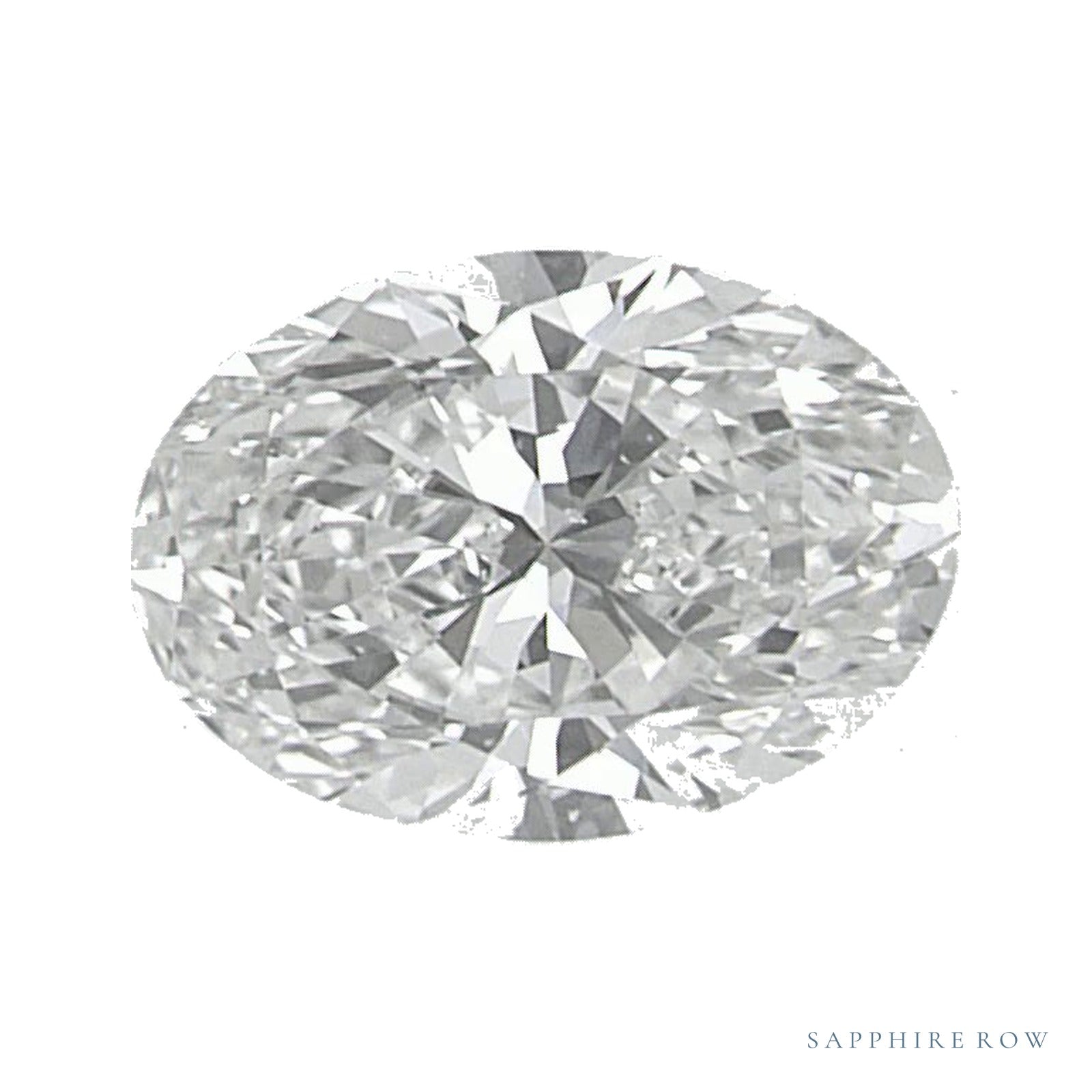 0.80 ct natural diamond, oval cut | Sapphire Row · cut4