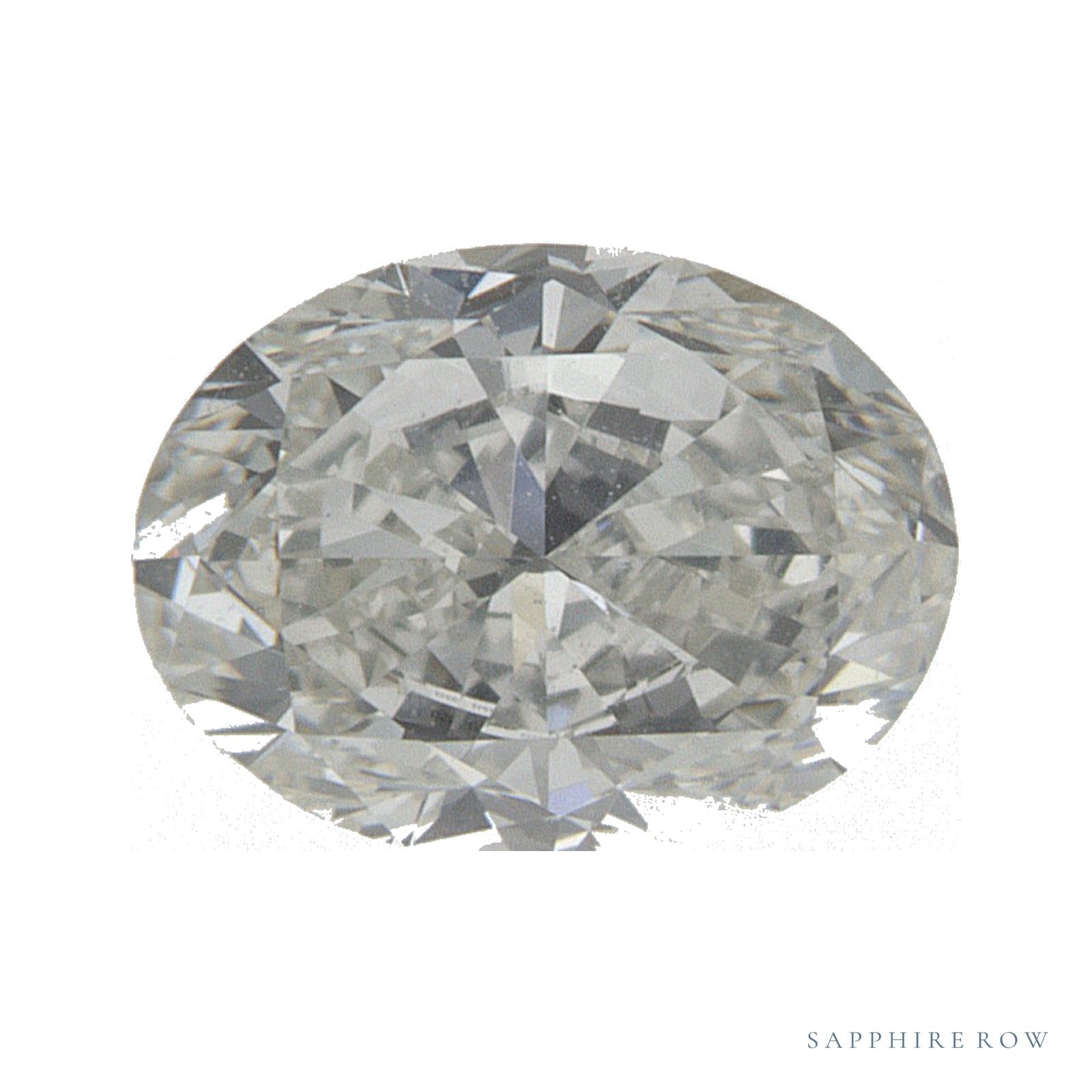 0.80 ct natural diamond, oval cut | Sapphire Row · cut4