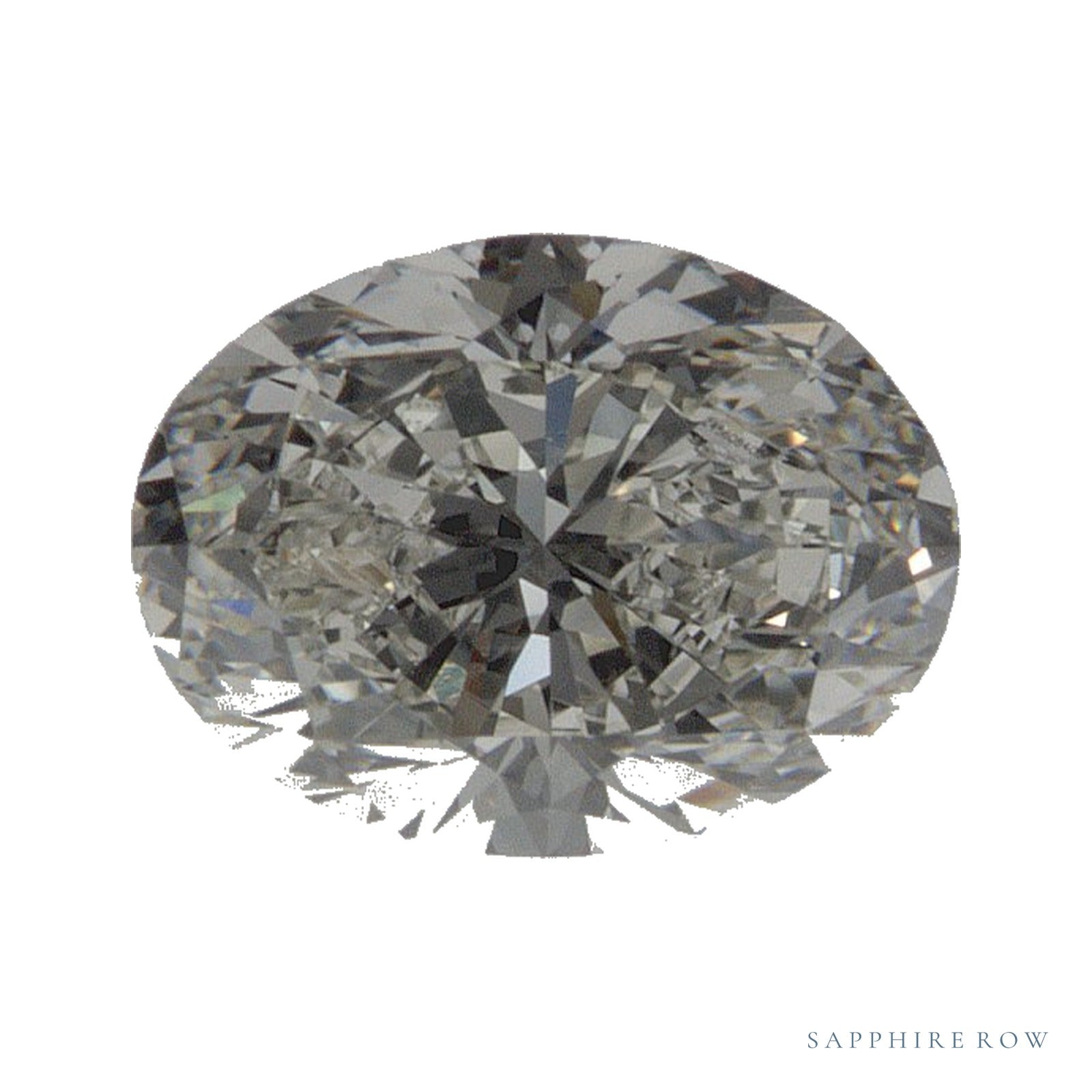 0.80 ct natural diamond, oval cut | Sapphire Row · cut4