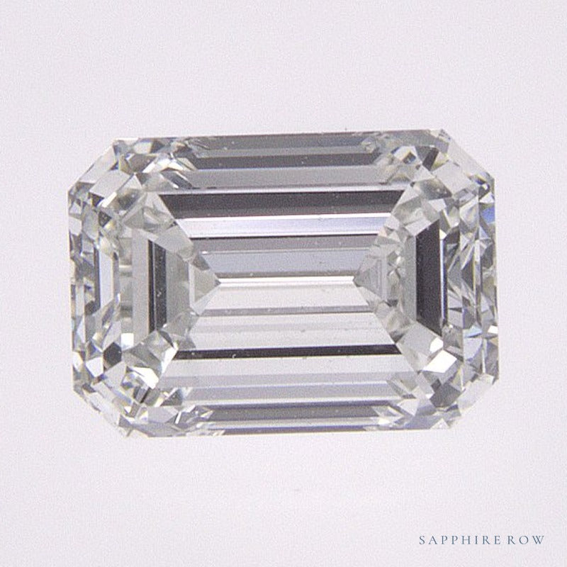 0.80 ct natural diamond, emerald cut | Sapphire Row · cut6