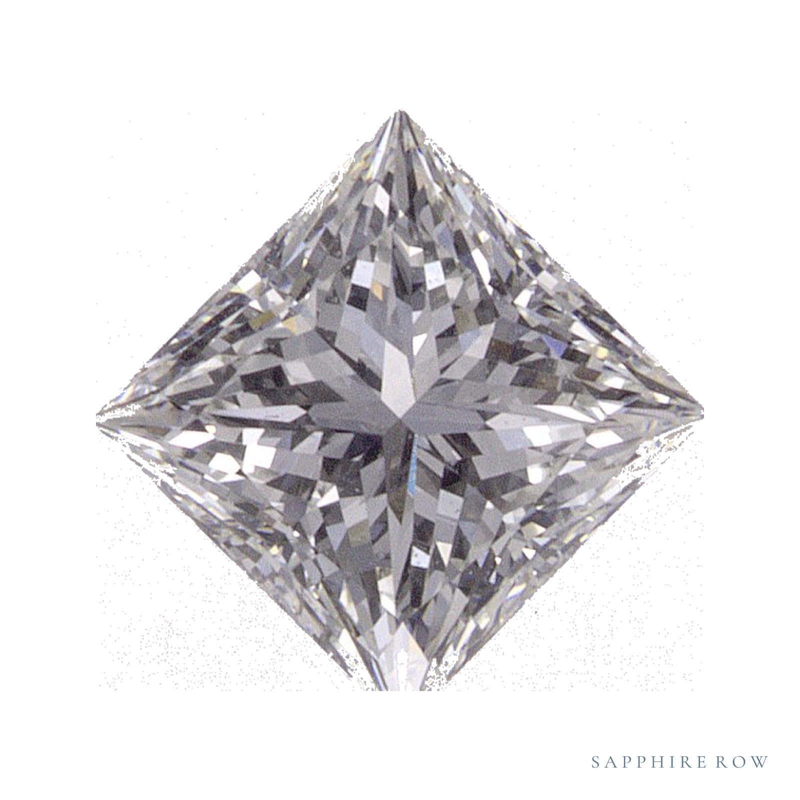 0.80 ct Square Natural Diamond – H VS1 – Princess-cut – GIA Certified — Sapphire Row · cut4