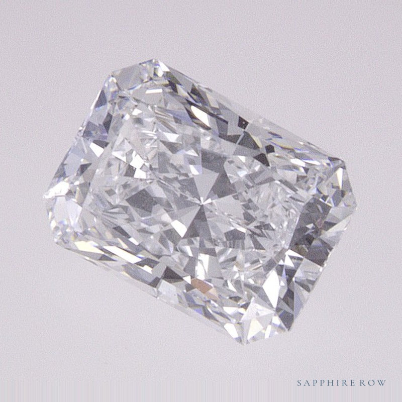 0.80 ct lab-grown diamond, radiant cut | Sapphire Row · cut7