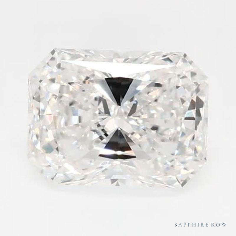 0.80 ct lab-grown diamond, radiant cut | Sapphire Row · cut7