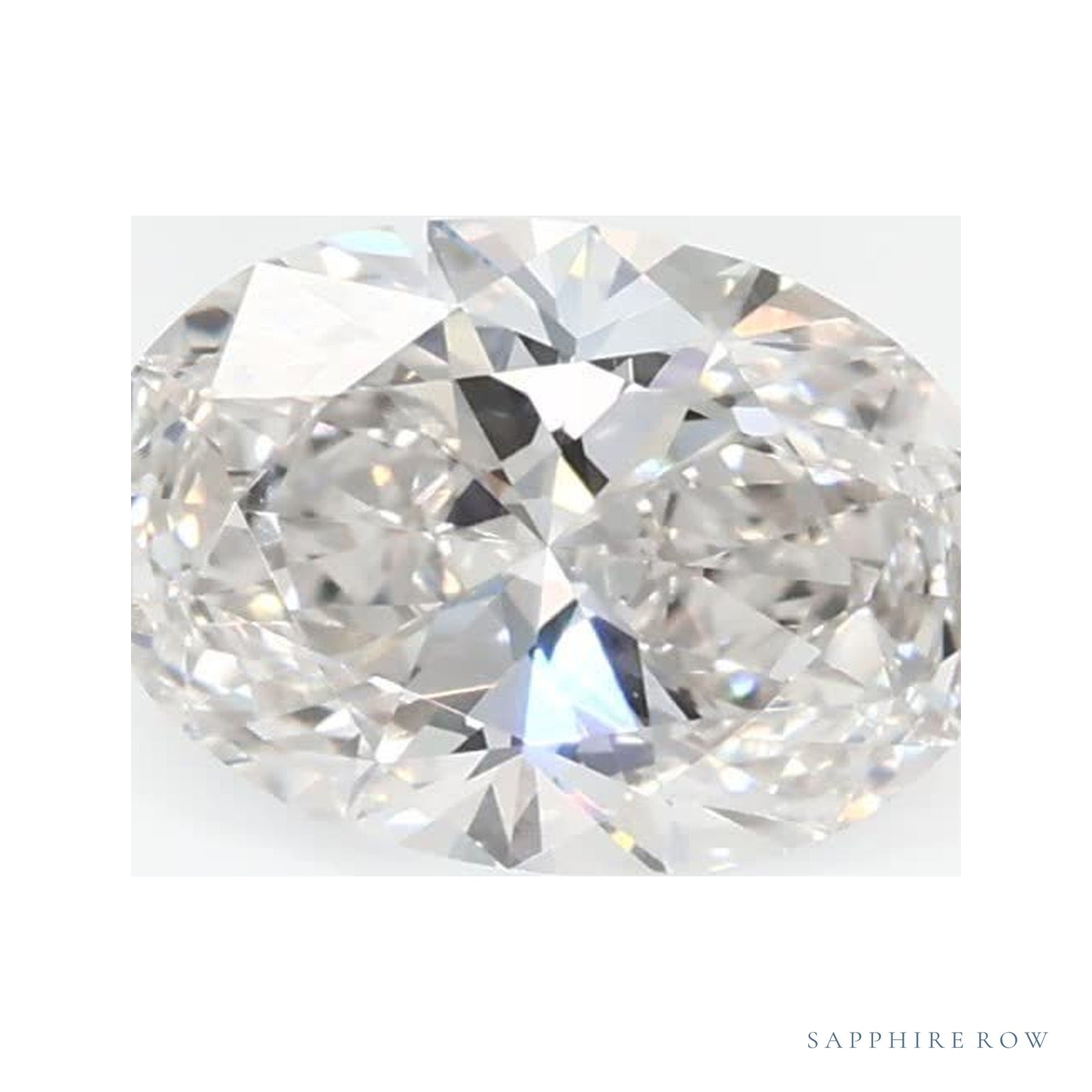 0.79 ct lab-grown diamond, oval cut | Sapphire Row · cut4