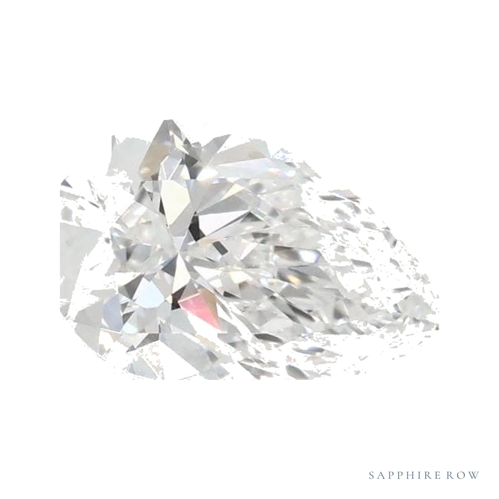 0.79 ct lab-grown diamond, pear cut | Sapphire Row · cut4