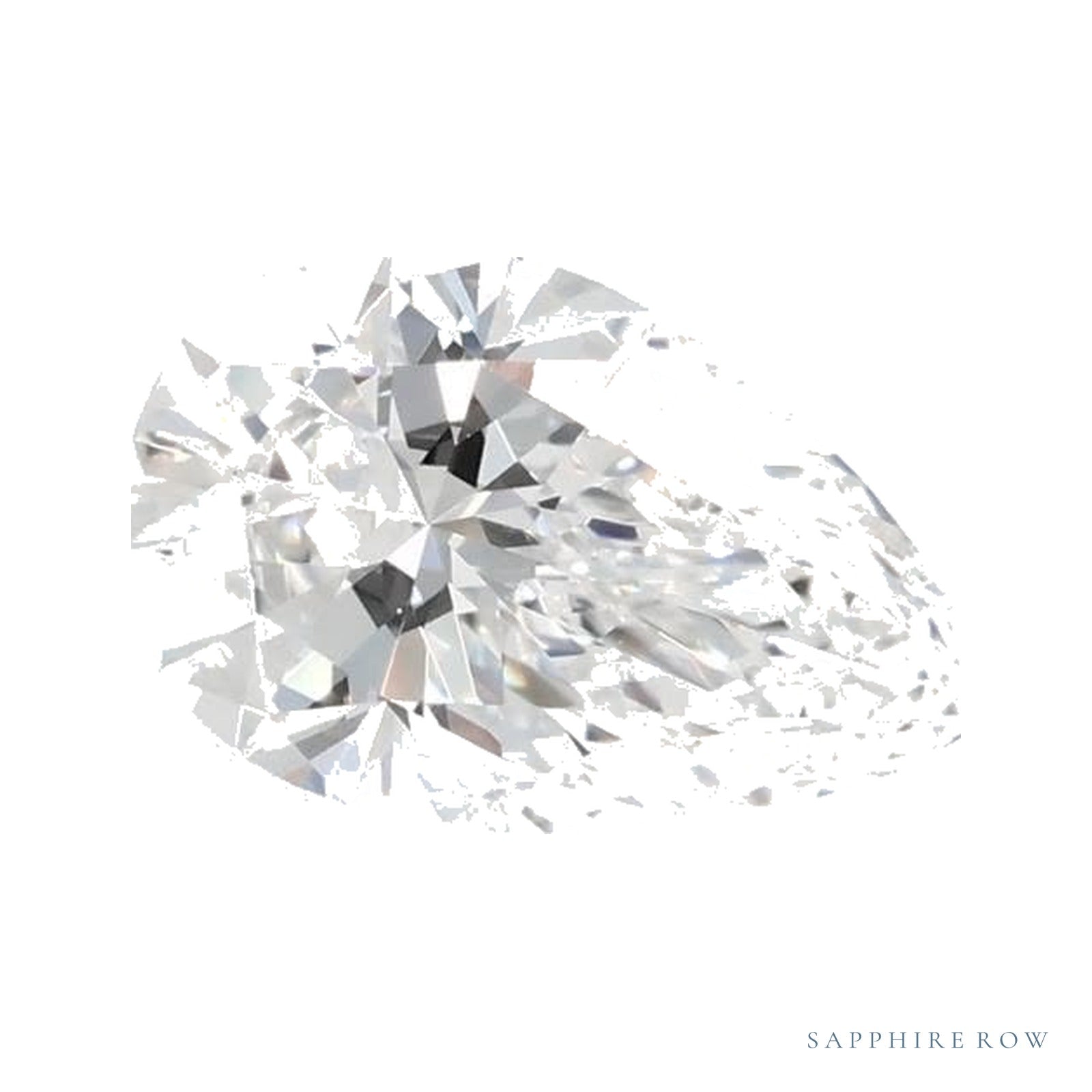 0.79 ct lab-grown diamond, pear cut | Sapphire Row · cut4