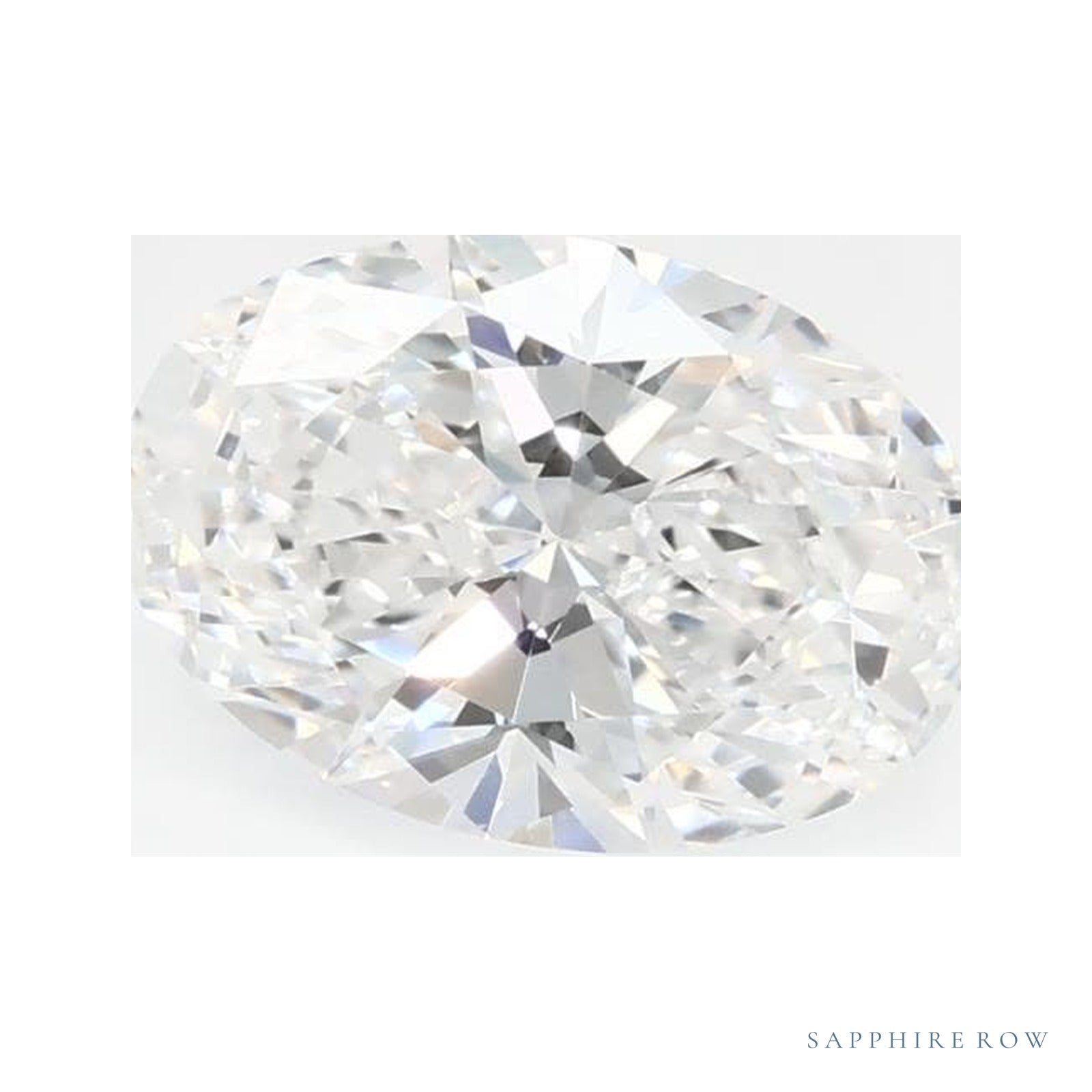 0.79 ct lab-grown diamond, oval cut | Sapphire Row · cut4
