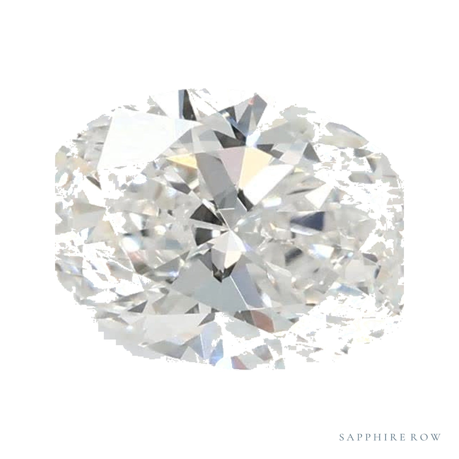 0.79 ct lab-grown diamond, oval cut | Sapphire Row · cut4