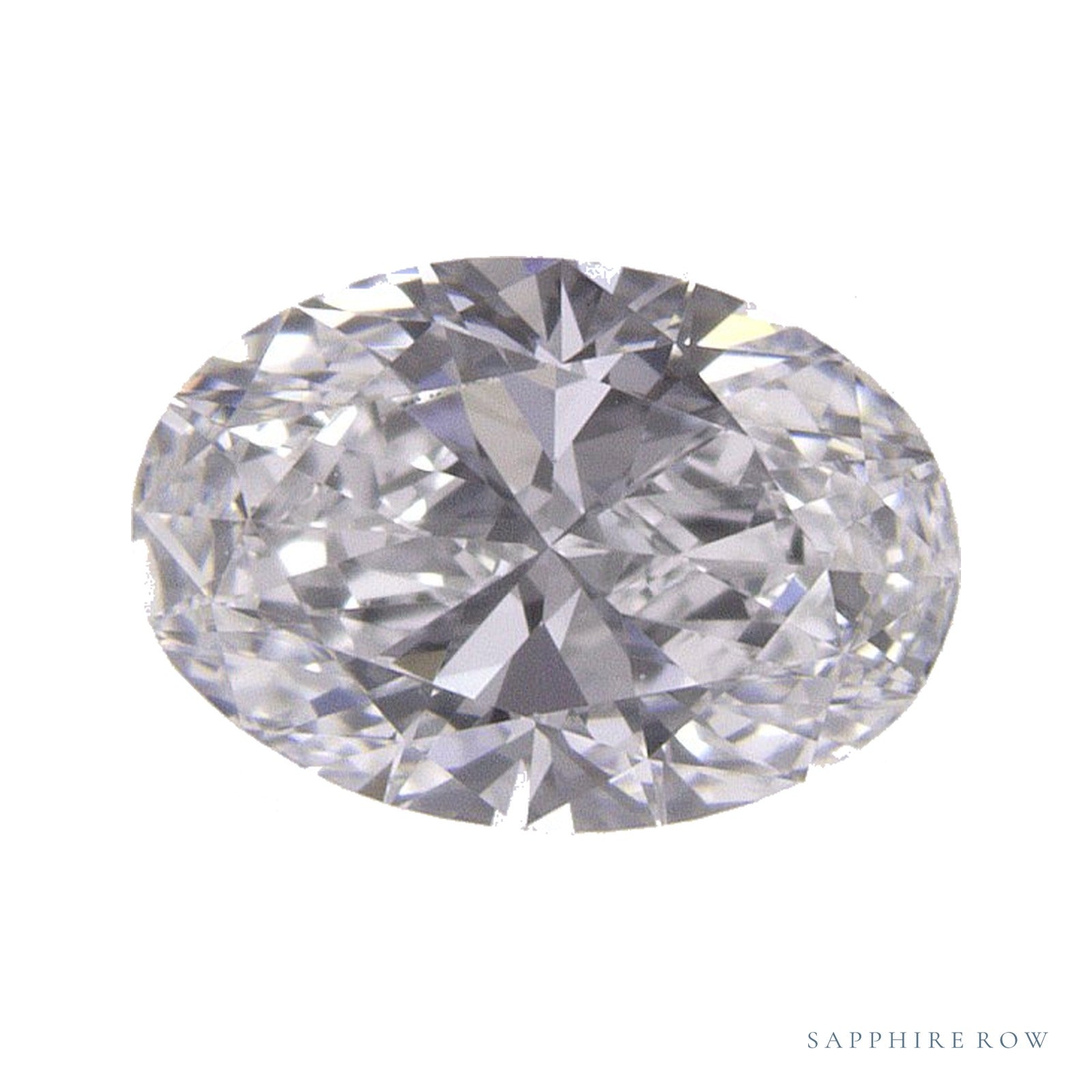 0.79 ct lab-grown diamond, oval cut | Sapphire Row · cut4