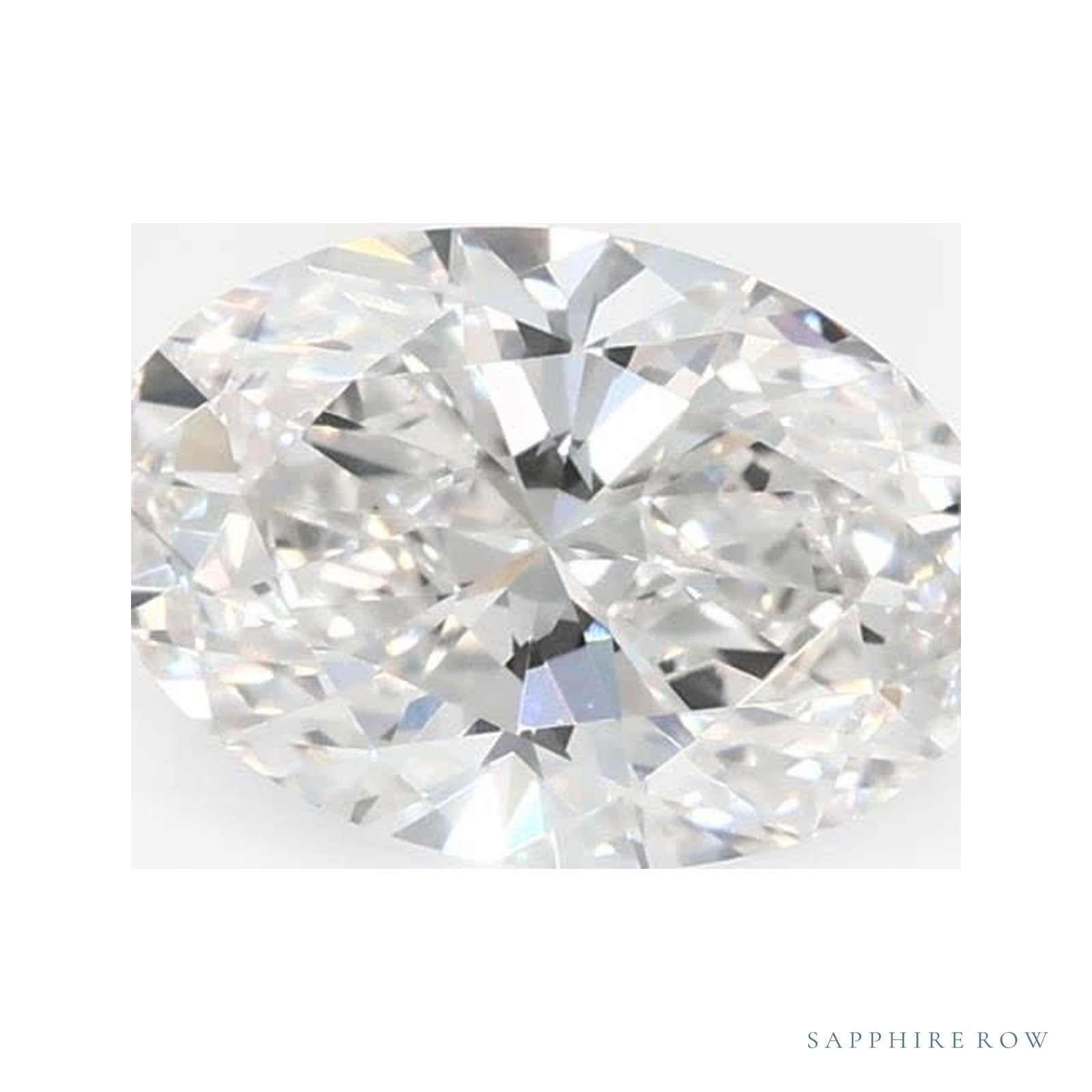 0.79 ct lab-grown diamond, oval cut | Sapphire Row · cut4