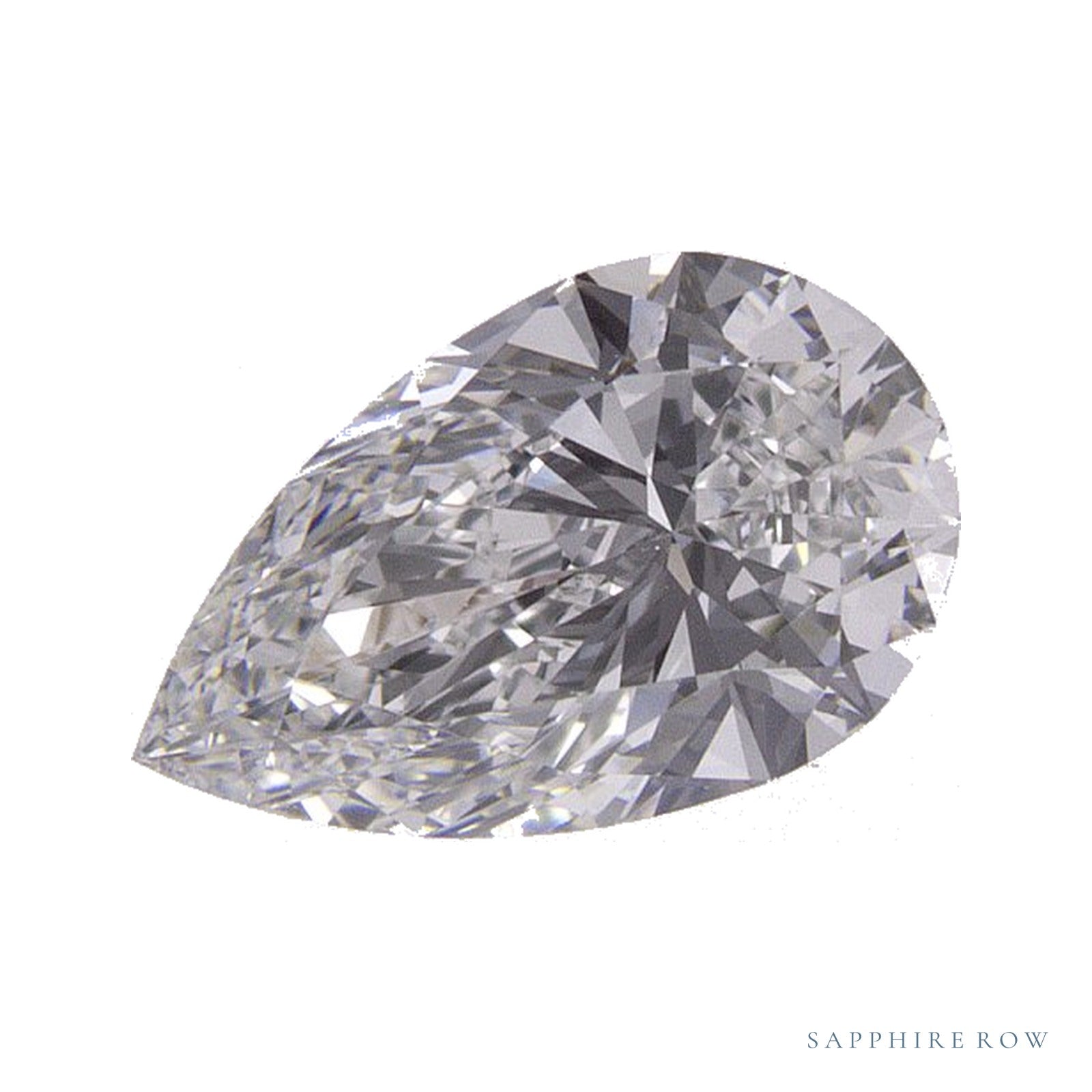 0.79 ct lab-grown diamond, pear cut | Sapphire Row · cut4
