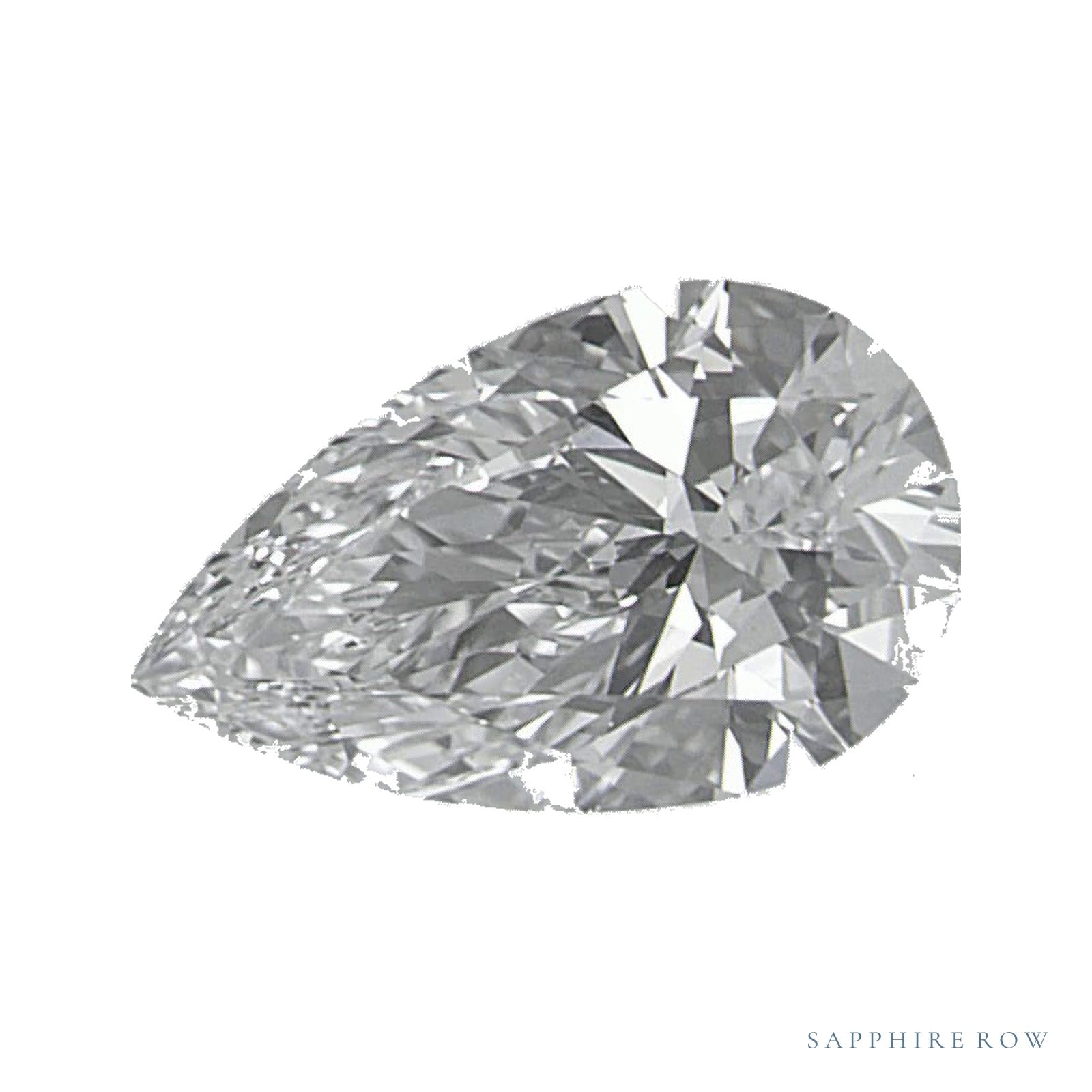 0.79 ct lab-grown diamond, pear cut | Sapphire Row · cut4