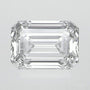 0.78 ct natural diamond, emerald cut | Sapphire Row · cut7