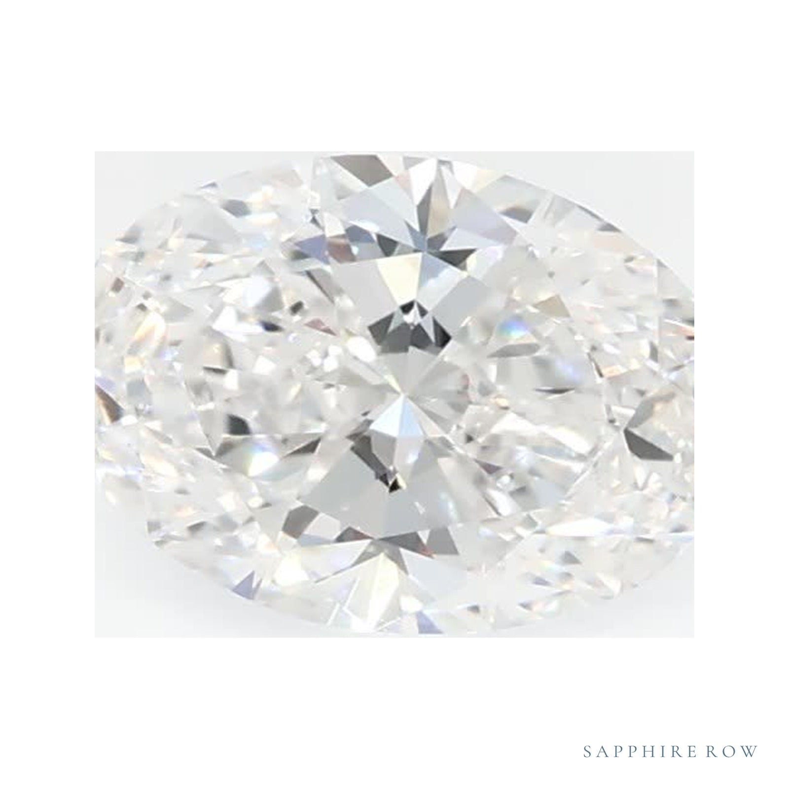 0.78 ct lab-grown diamond, oval cut | Sapphire Row · cut4