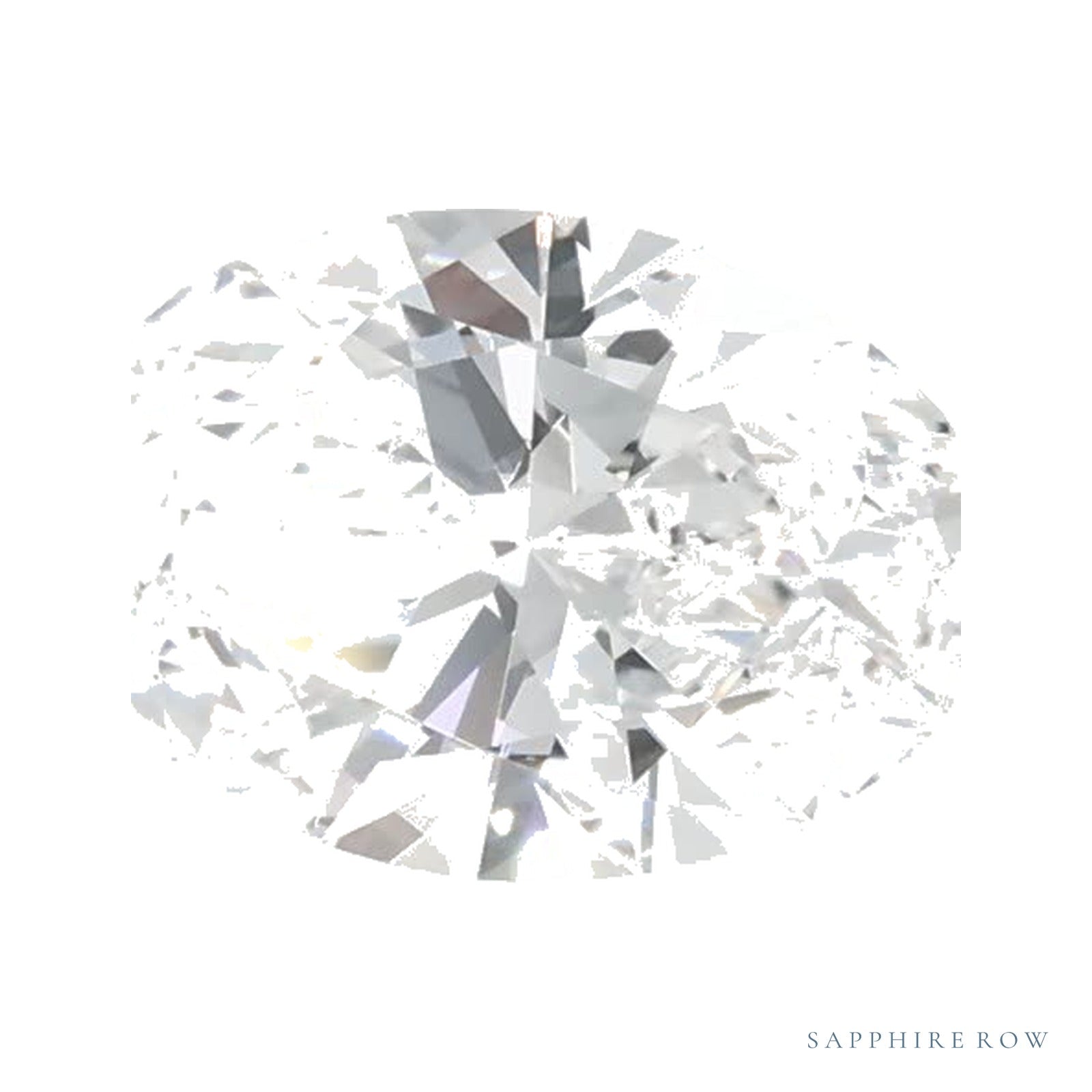 0.78 ct lab-grown diamond, oval cut | Sapphire Row · cut4