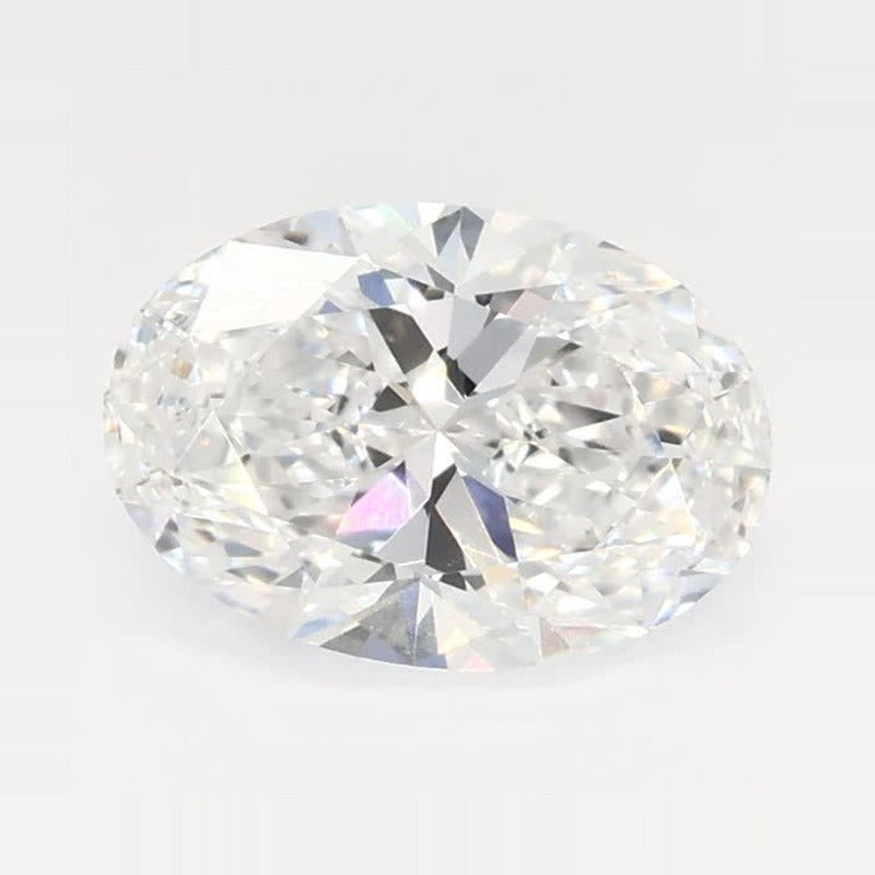 0.78 ct lab-grown diamond, oval cut | Sapphire Row · cut7