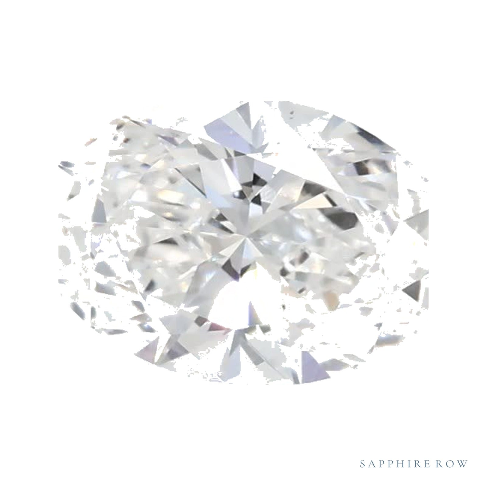 0.78 ct lab-grown diamond, oval cut | Sapphire Row · cut4