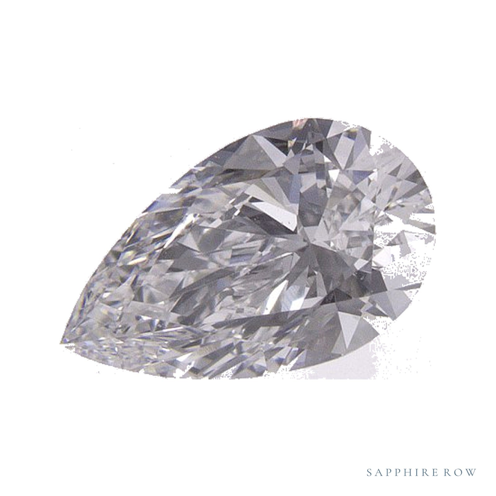 0.78 ct lab-grown diamond, pear cut | Sapphire Row · cut4