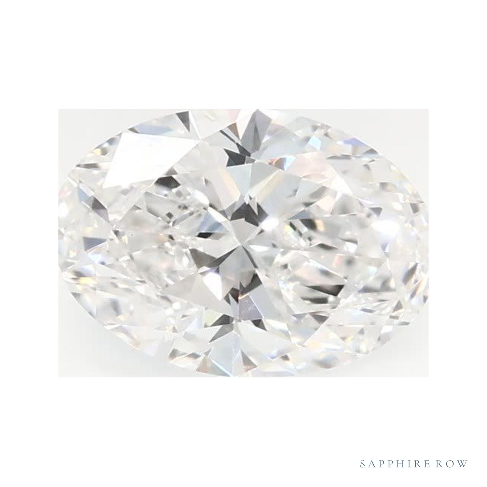 0.78 ct lab-grown diamond, oval cut | Sapphire Row · cut4