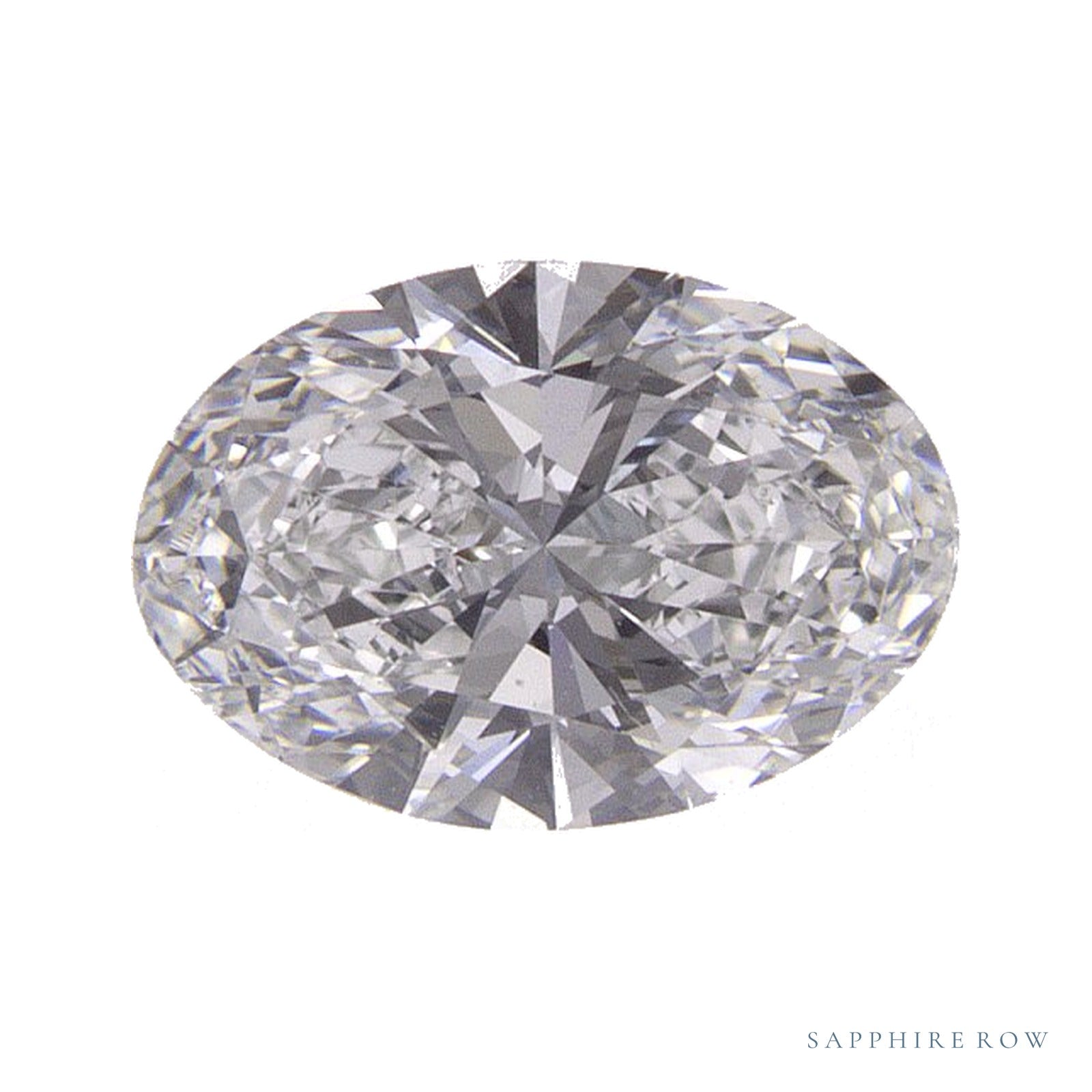 0.78 ct lab-grown diamond, oval cut | Sapphire Row · cut4