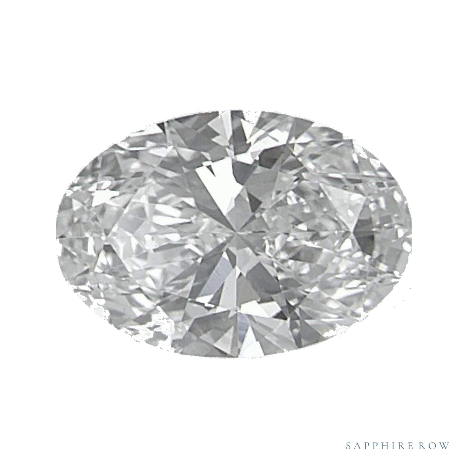 0.78 ct lab-grown diamond, oval cut | Sapphire Row · cut4