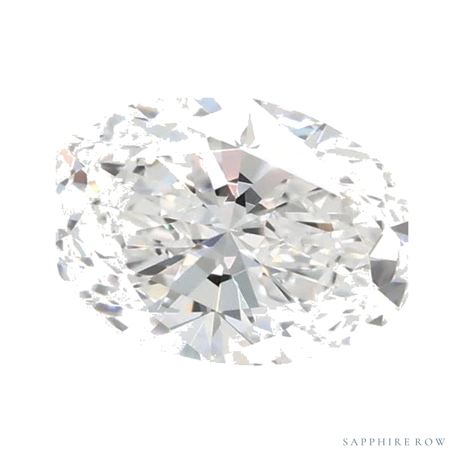 0.78 ct lab-grown diamond, oval cut | Sapphire Row · cut4