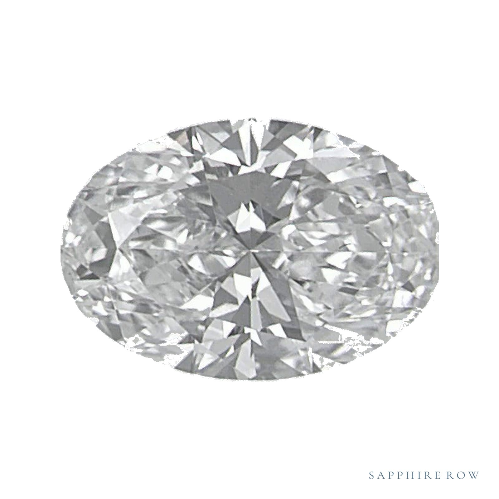 0.78 ct lab-grown diamond, oval cut | Sapphire Row · cut4
