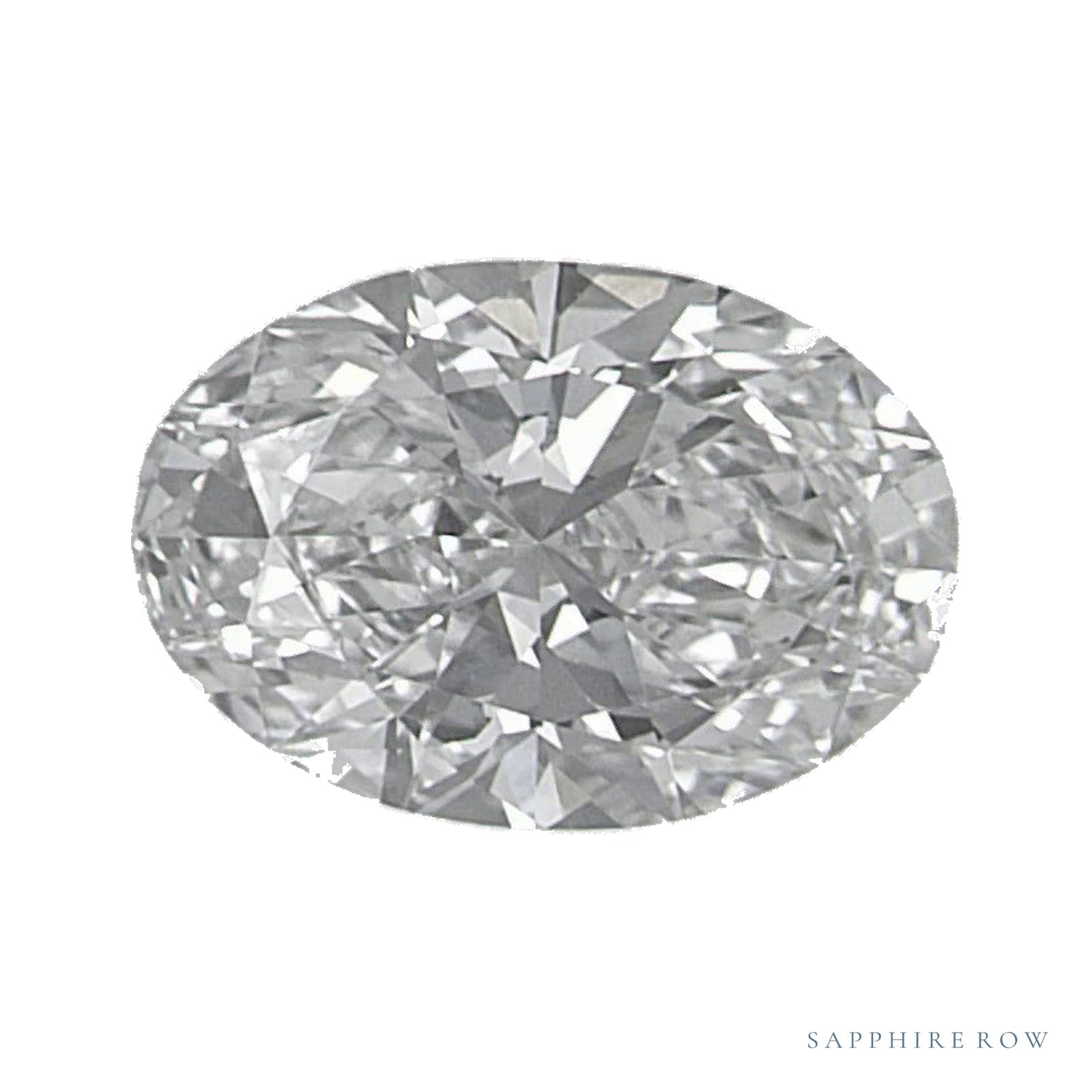 0.78 ct lab-grown diamond, oval cut | Sapphire Row · cut4