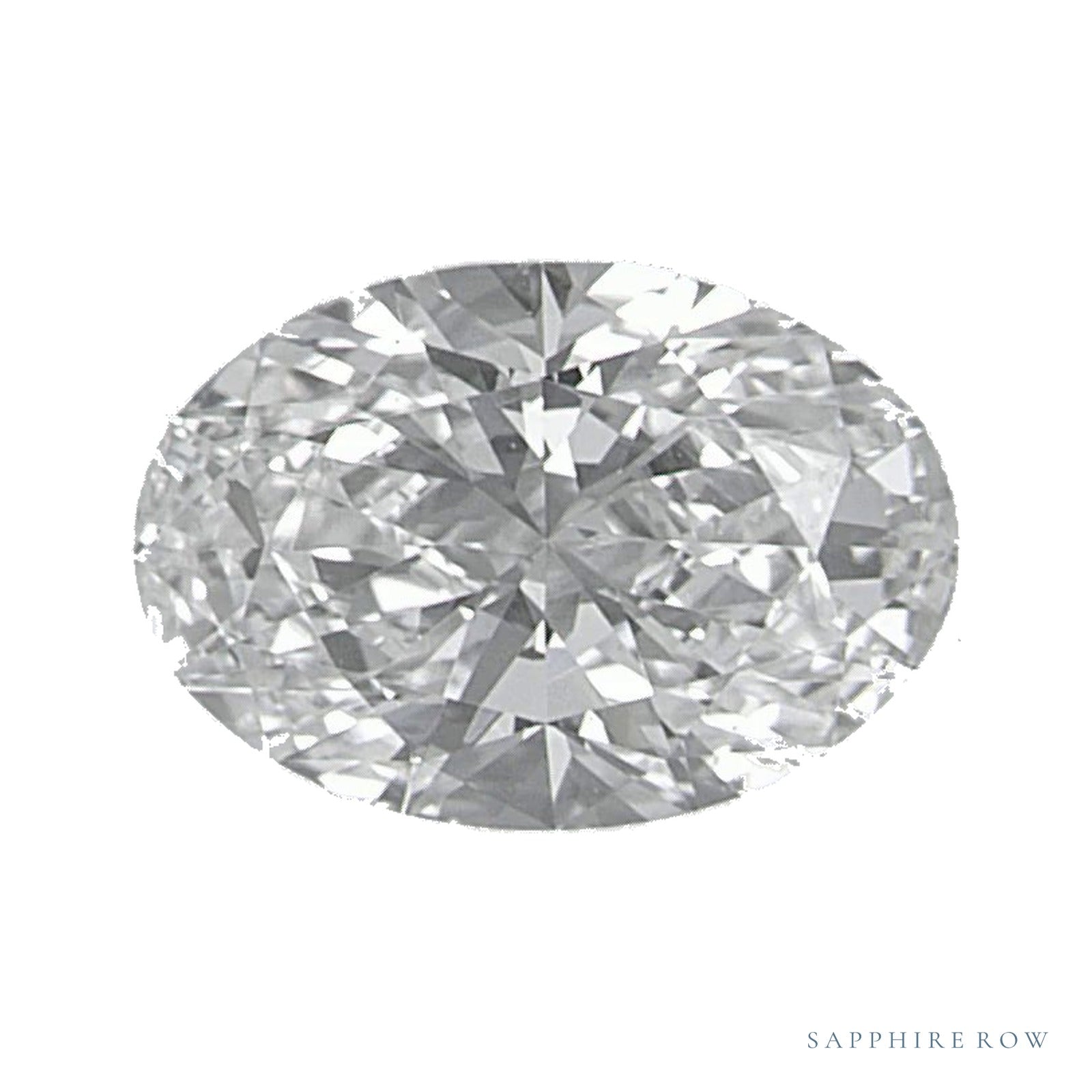 0.78 ct lab-grown diamond, oval cut | Sapphire Row · cut4
