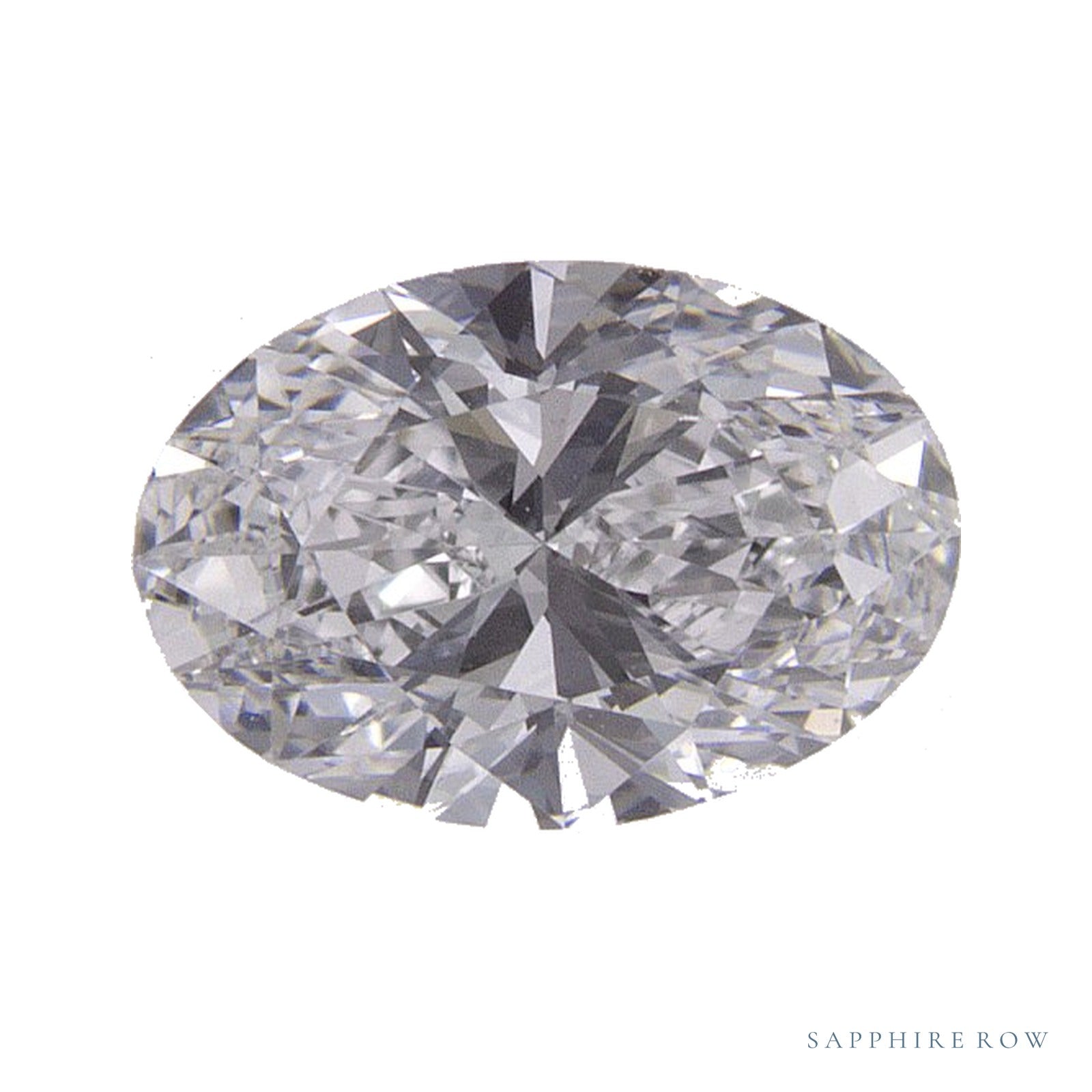 0.78 ct lab-grown diamond, oval cut | Sapphire Row · cut4
