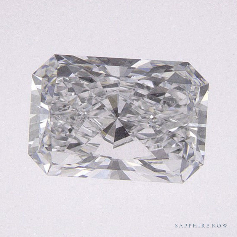 0.78 ct lab-grown diamond, radiant cut | Sapphire Row · cut7