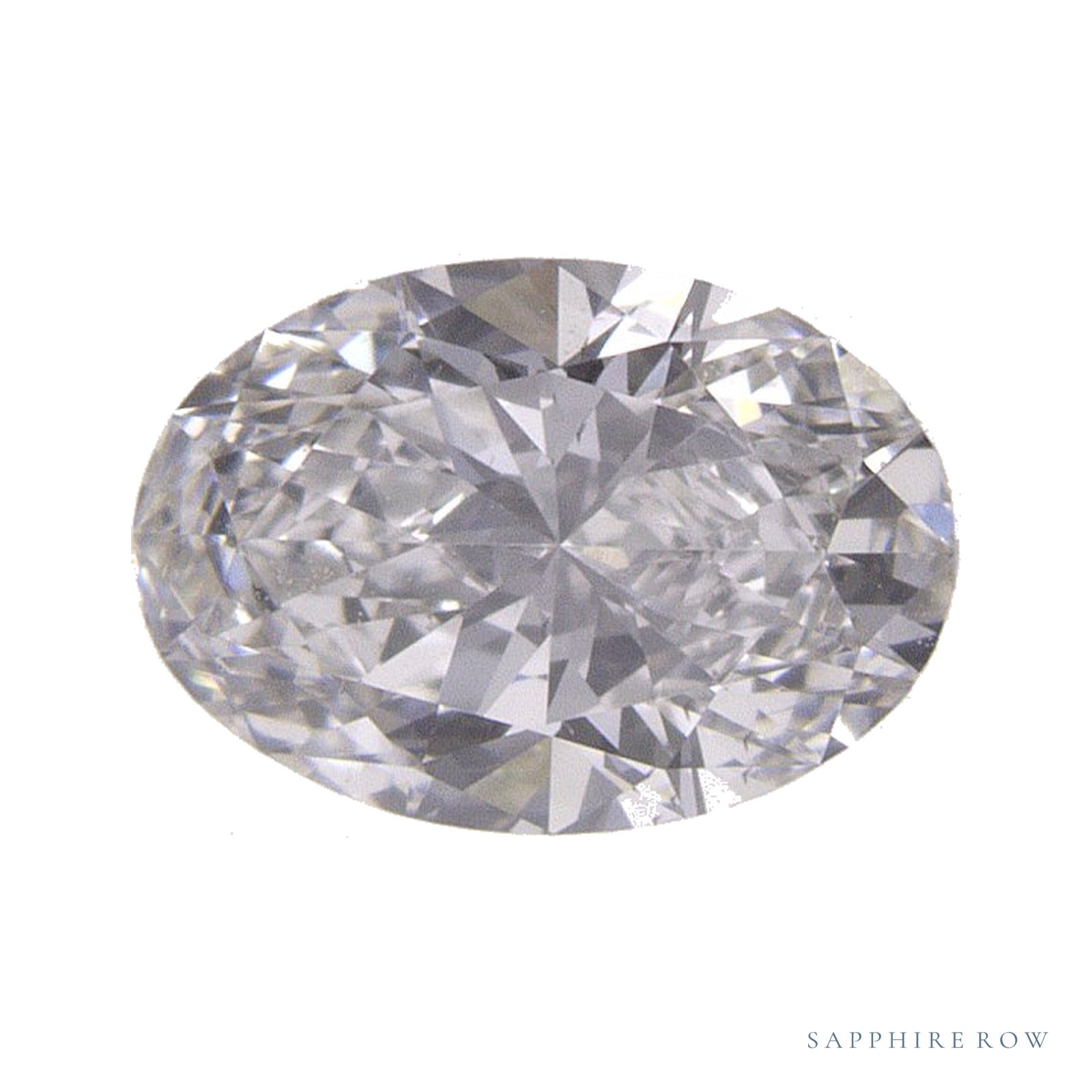 0.77 ct lab-grown diamond, oval cut | Sapphire Row · cut4