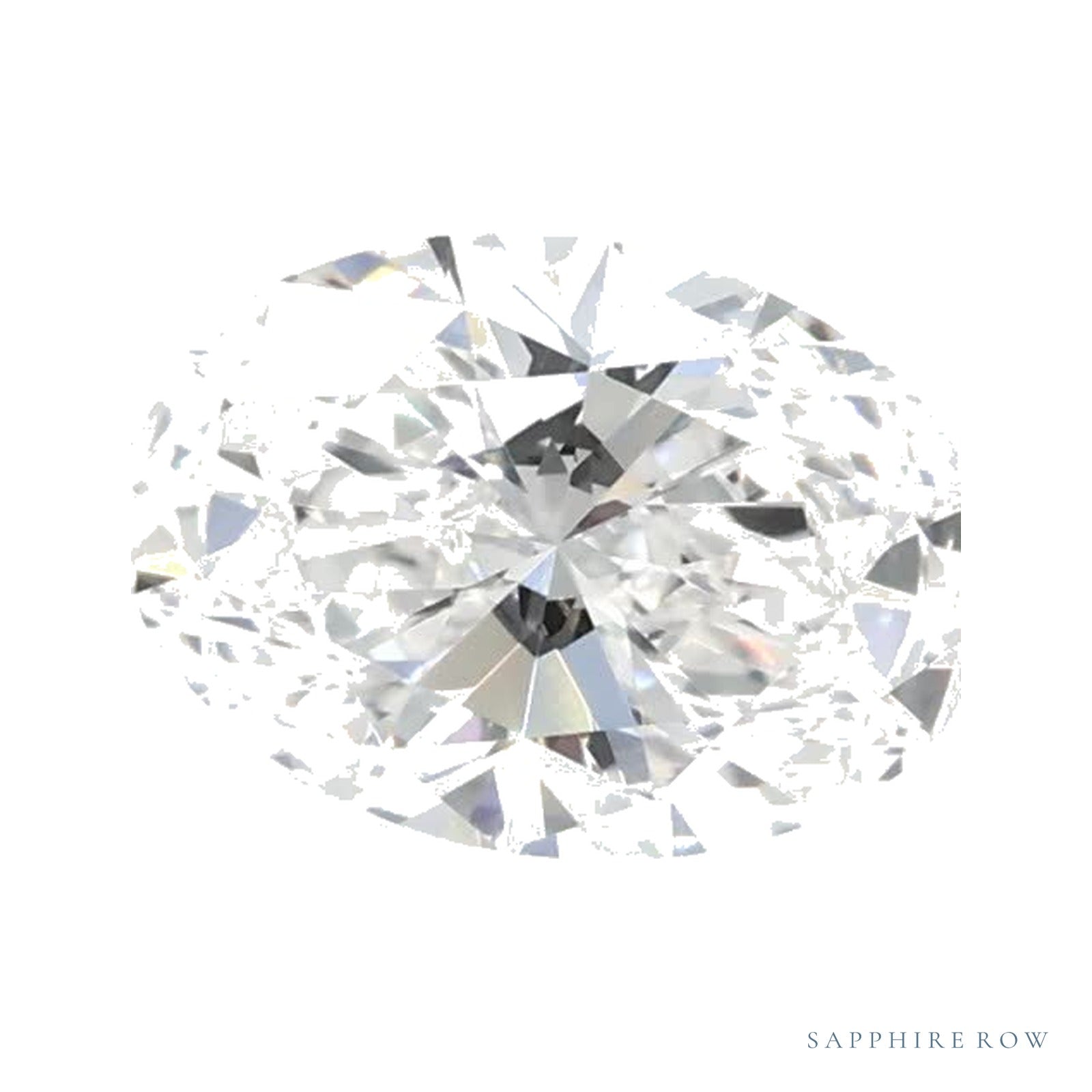0.77 ct lab-grown diamond, oval cut | Sapphire Row · cut4