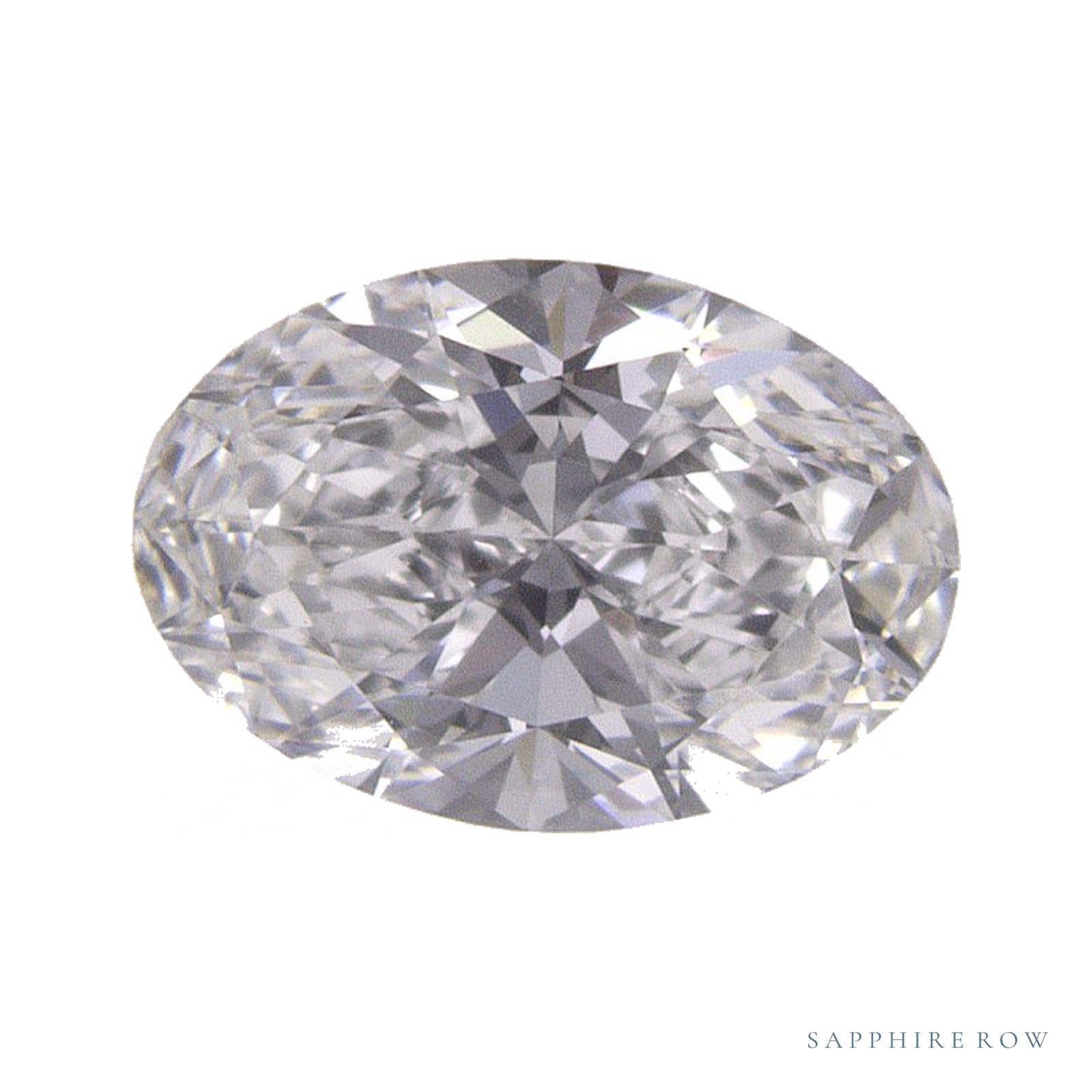 0.77 ct lab-grown diamond, oval cut | Sapphire Row · cut4